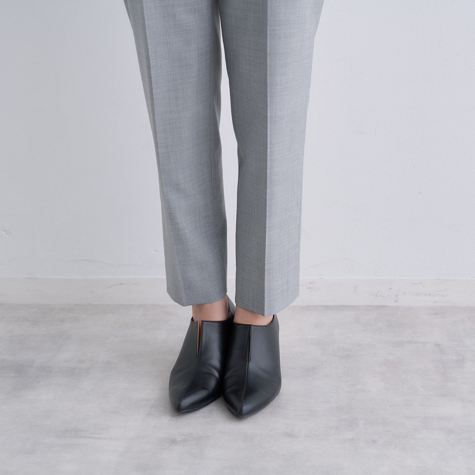 INDIVI「【褒められパンツ/ウール混】スティックパンツ」|その他|