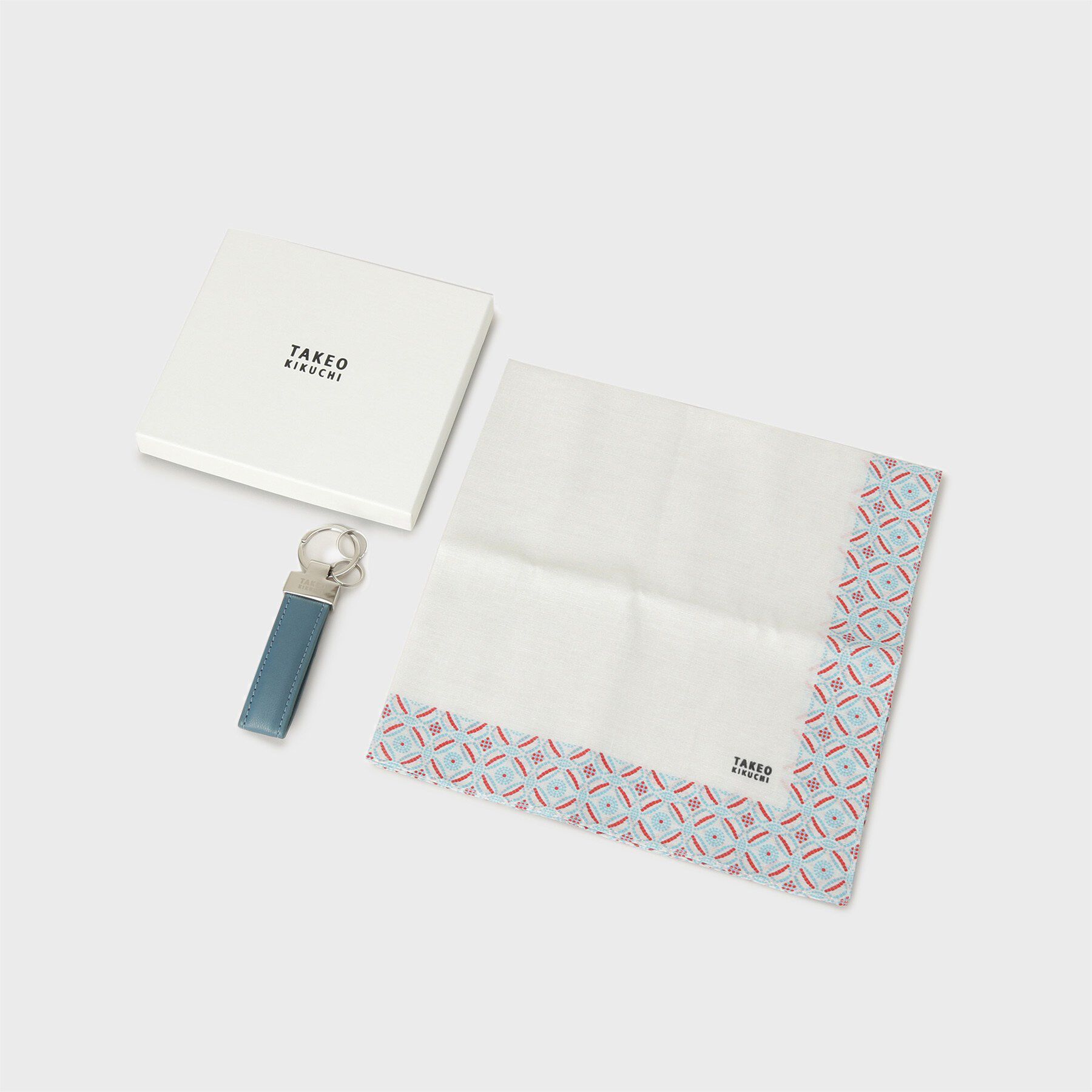 TAKEO KIKUCHI「ハンカチキーホルダーセット」|その他|オフホワイト(103