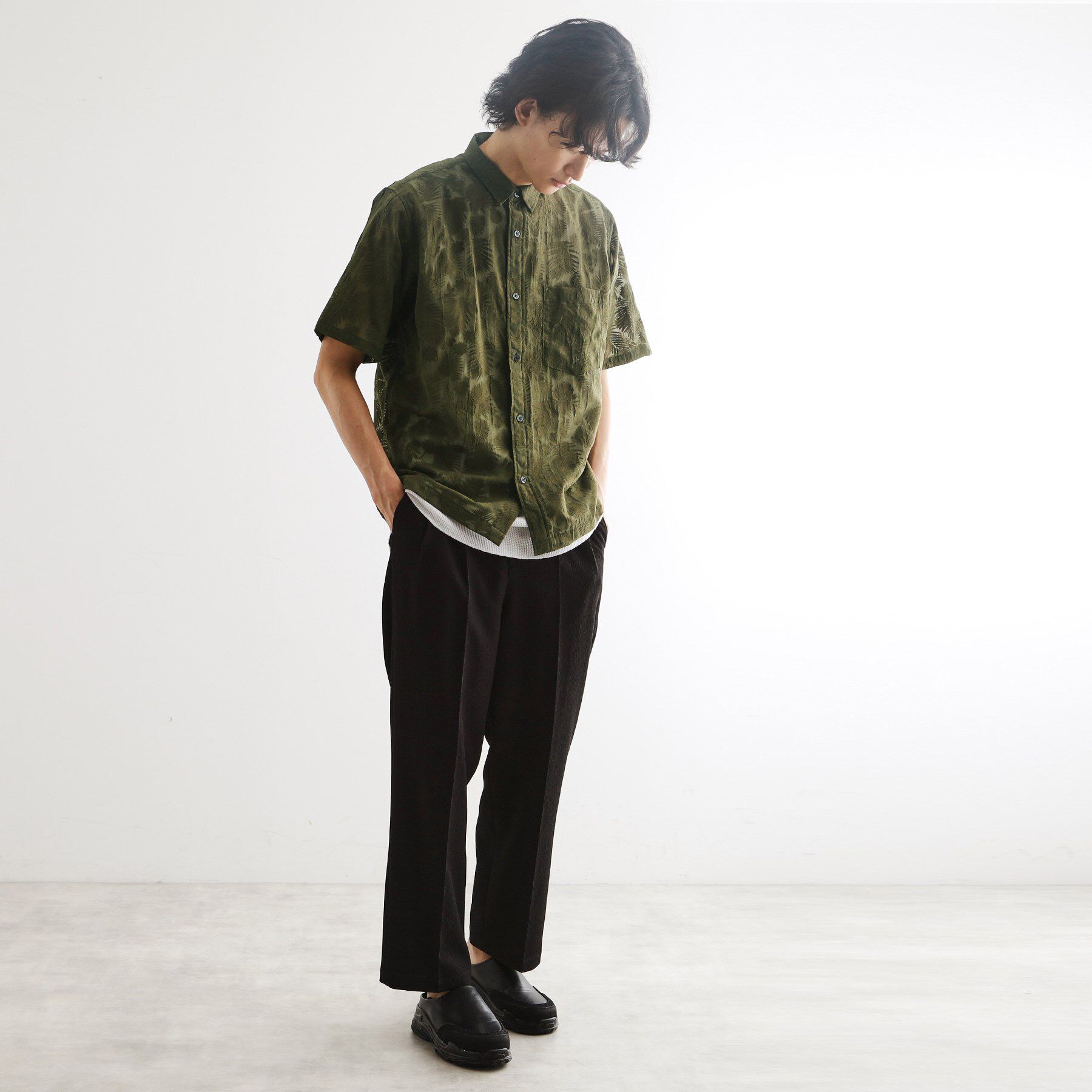 tk.TAKEO KIKUCHI「オパールプリントシャツ」|シャツ・ブラウス|