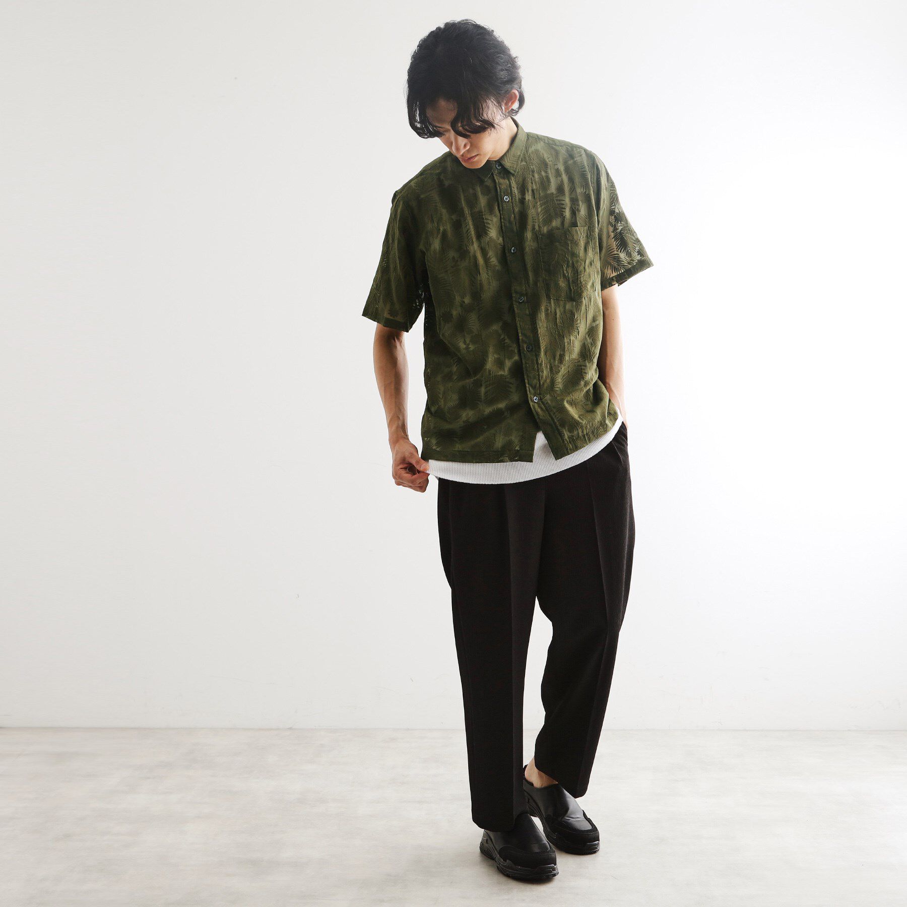 tk.TAKEO KIKUCHI「オパールプリントシャツ」|シャツ・ブラウス|