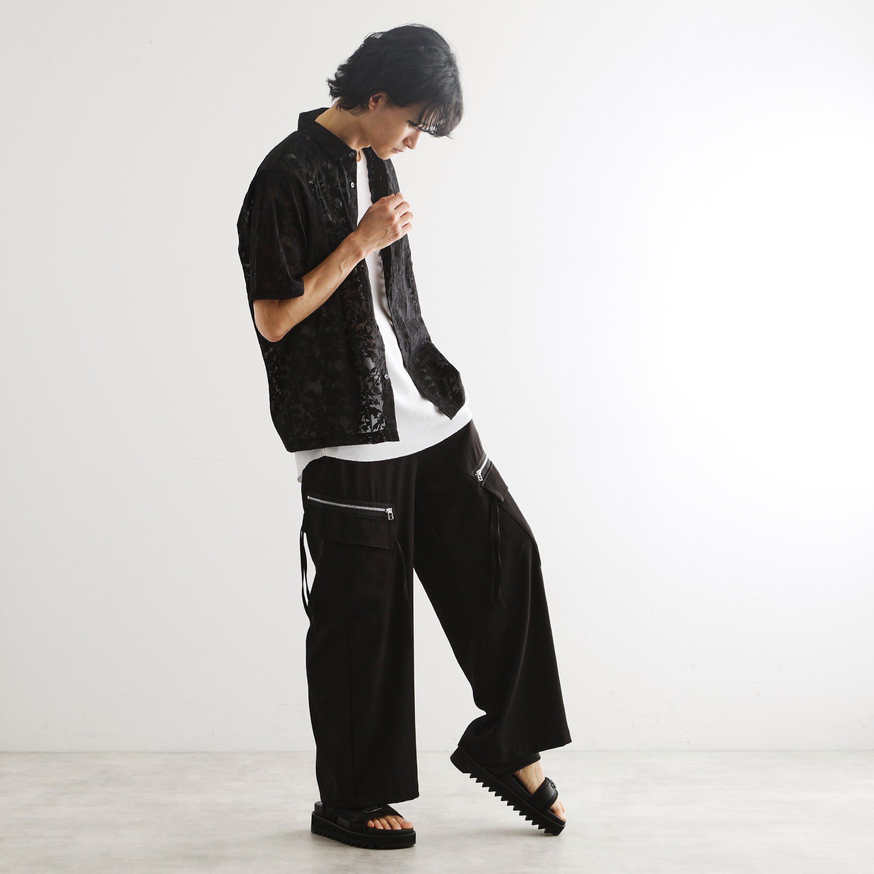 tk.TAKEO KIKUCHI「オパールプリントシャツ」|シャツ・ブラウス|