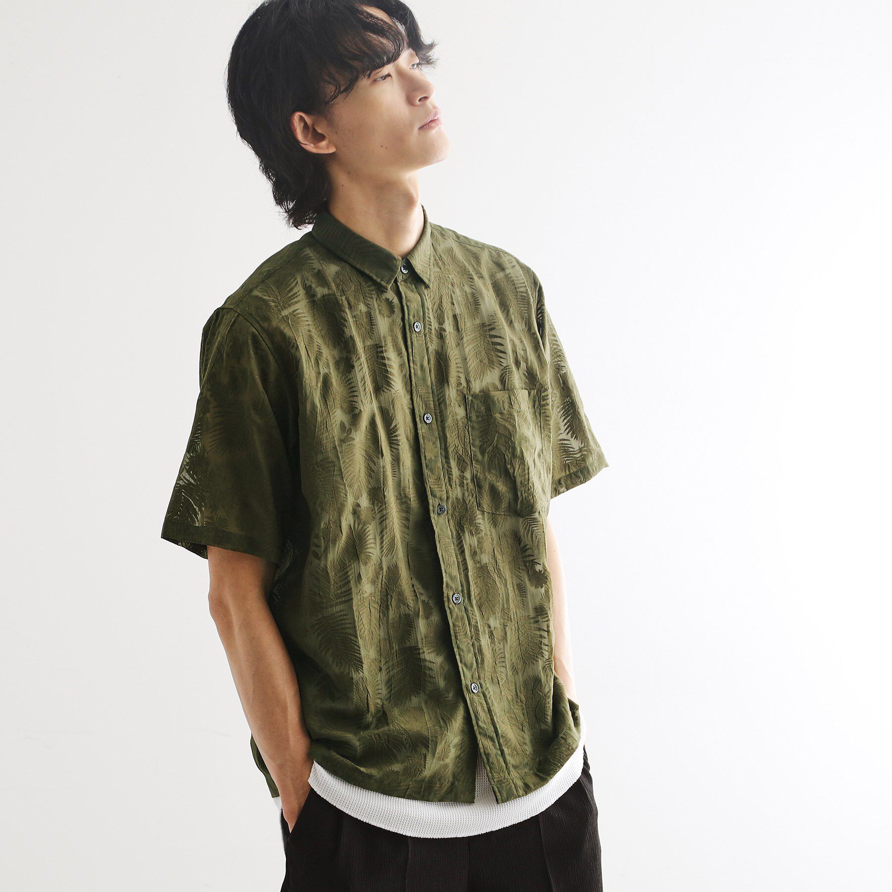 tk.TAKEO KIKUCHI「オパールプリントシャツ」|シャツ・ブラウス|