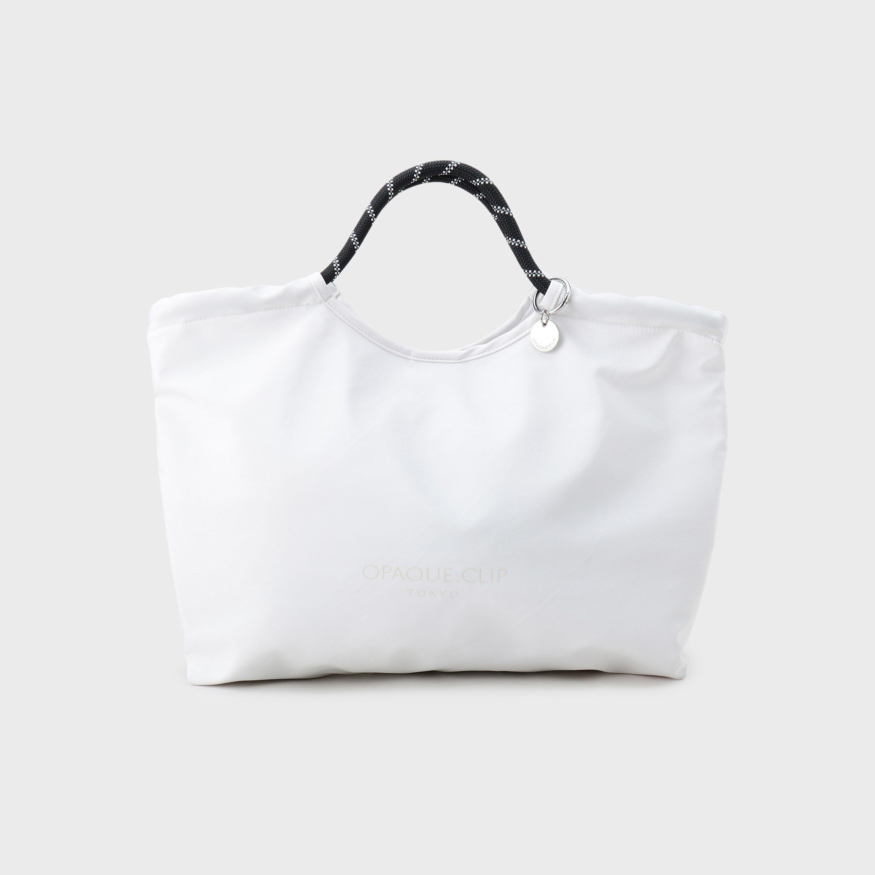 OPAQUE.CLIP「ロープハンドルドロストミドルトートバッグ【軽量／A4サイズ対応】」|トートバッグ|