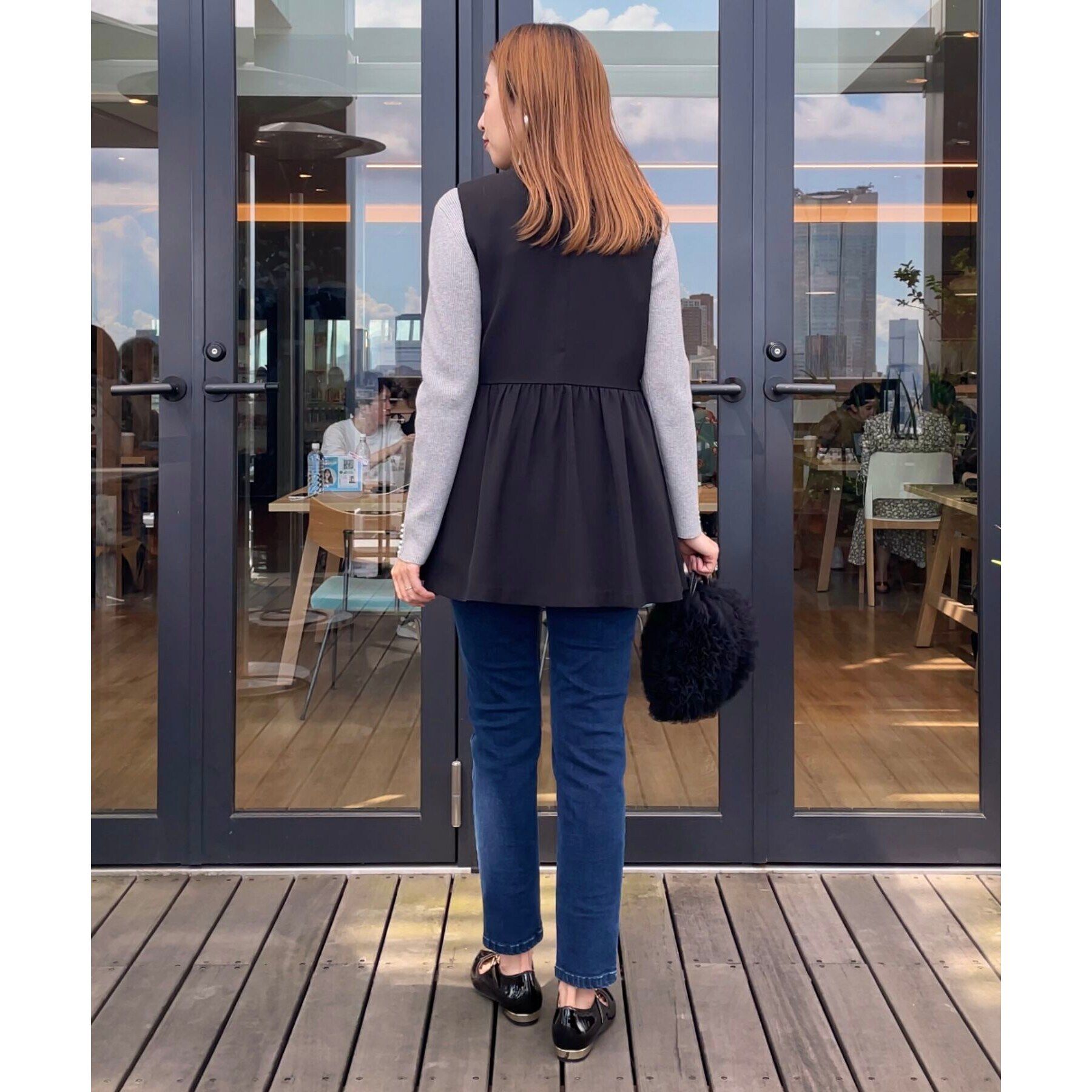 Couture broach「【大人フェミニン・体型カバー】ペプラムジレ」|ベスト・ジレ|