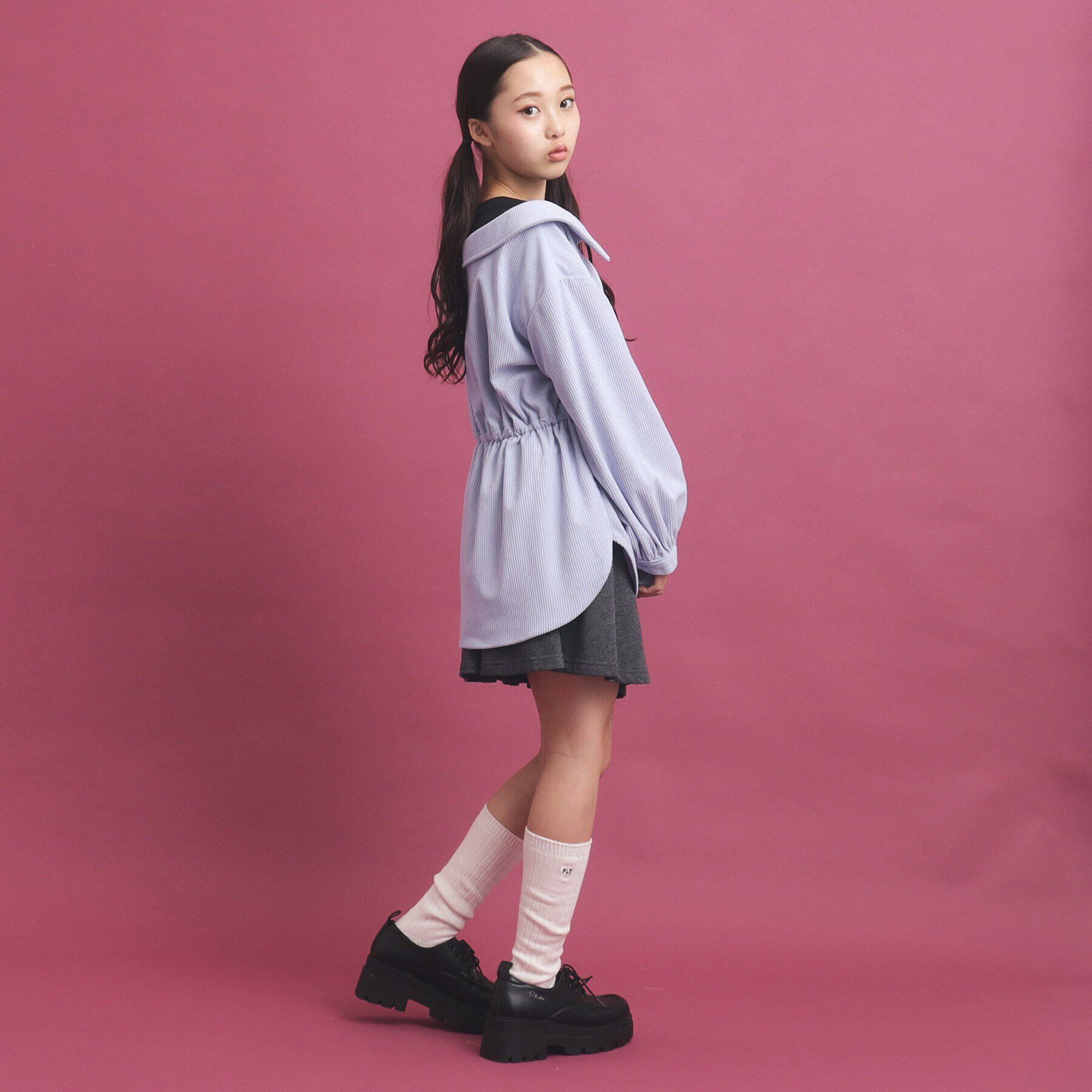 PINK-latte「惚れかわ シャツレイヤード」|シャツ・ブラウス|