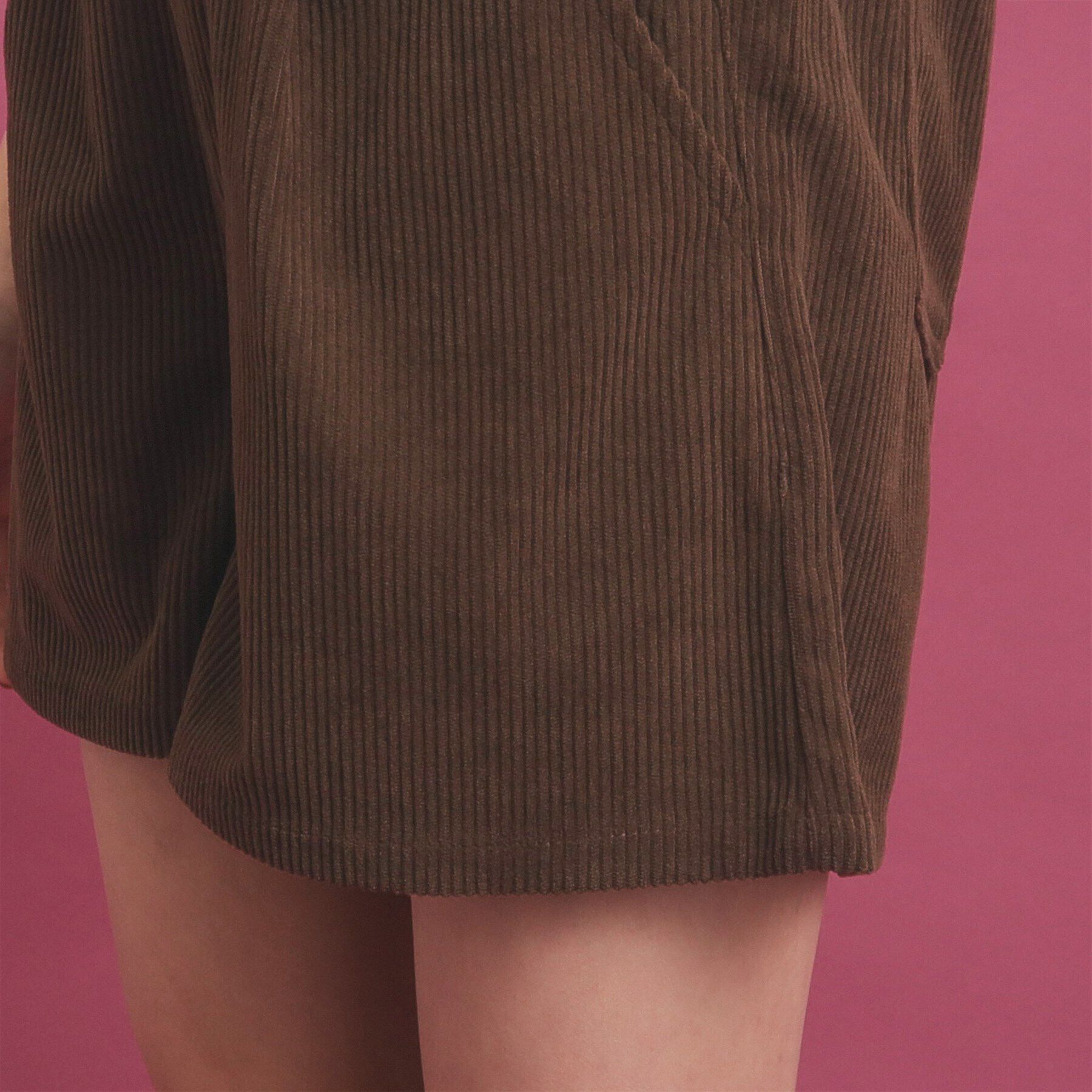 PINK-latte「ベーシック コーディロイショートパンツ」|キュロット|