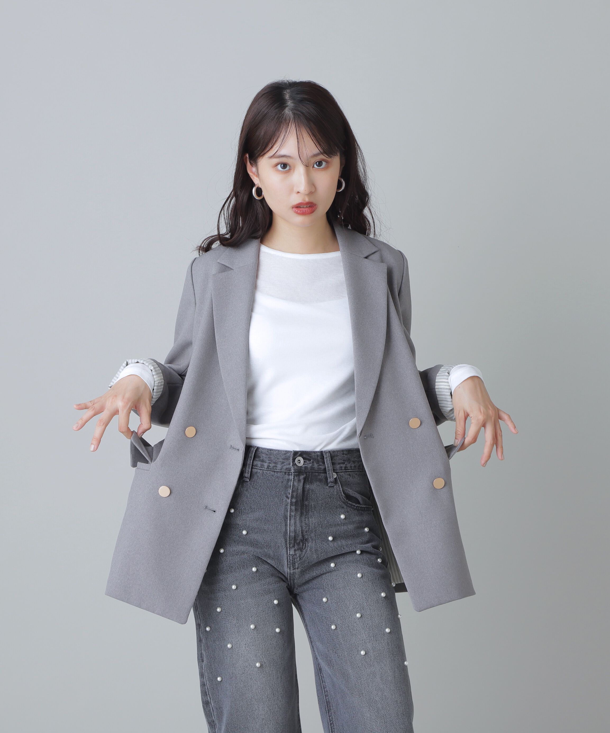  「ダブルブレストテーラードジャケット《S Size Line》  」|その他|