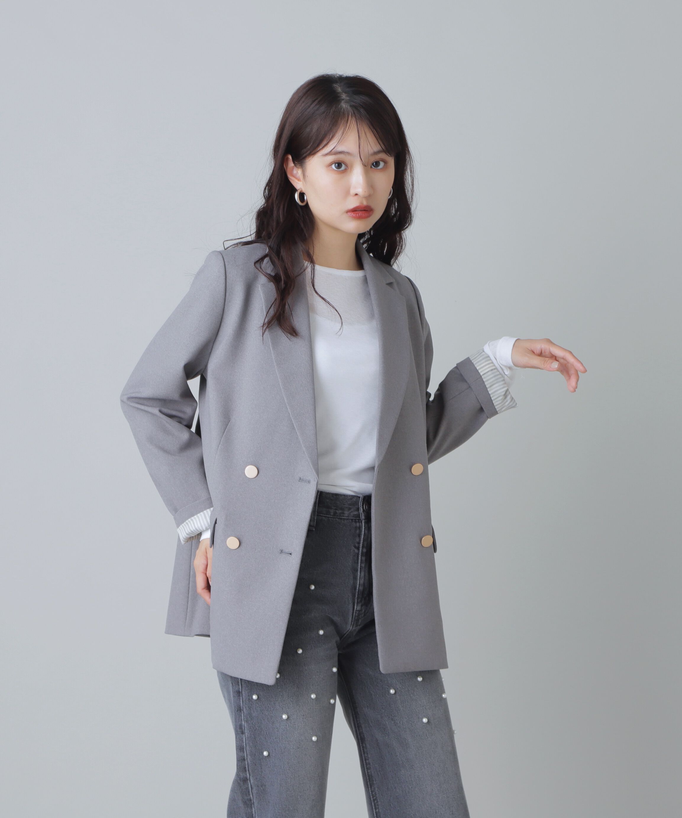  「ダブルブレストテーラードジャケット《S Size Line》  」|その他|