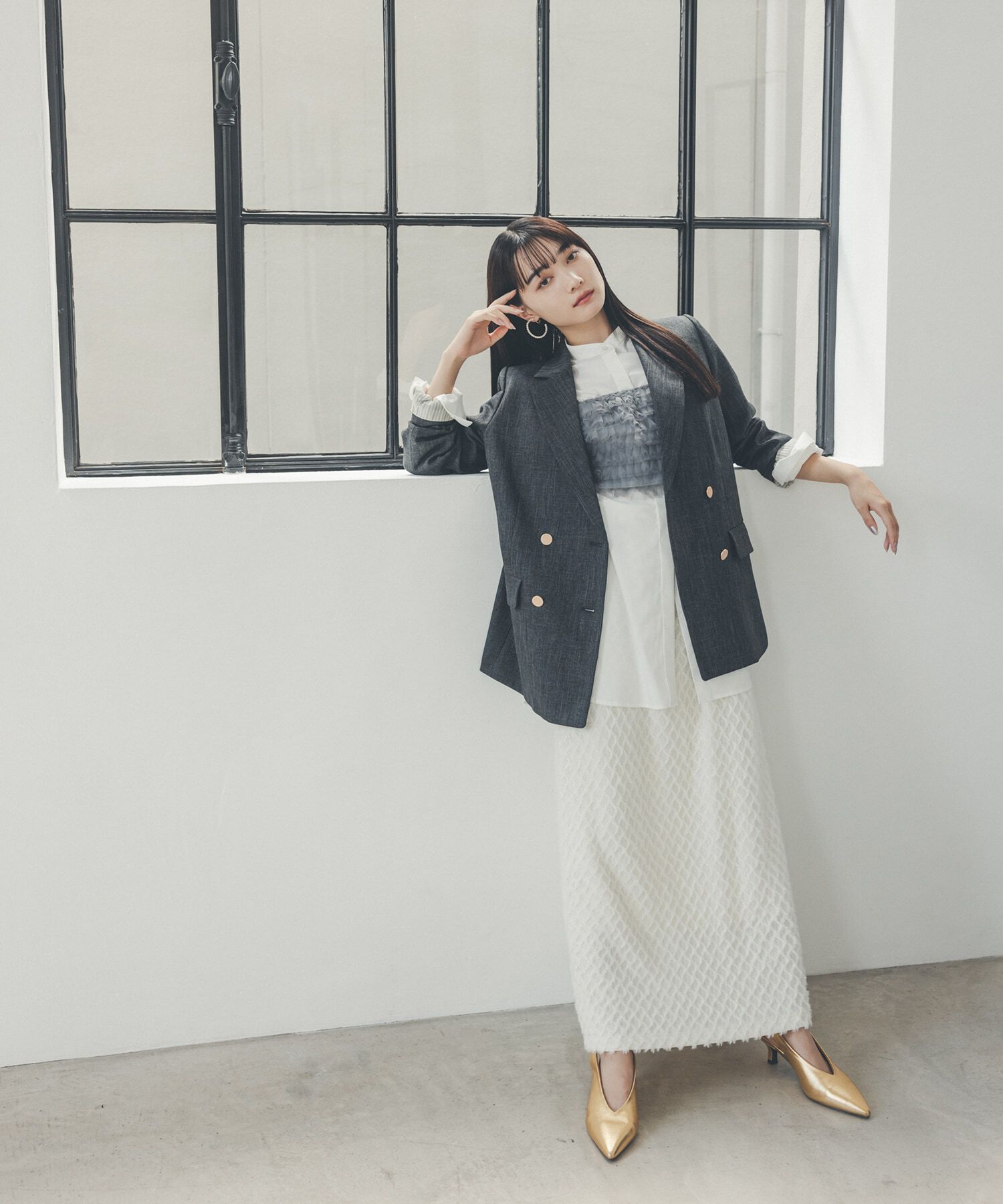  「ダブルブレストテーラードジャケット《S Size Line》  」|その他|