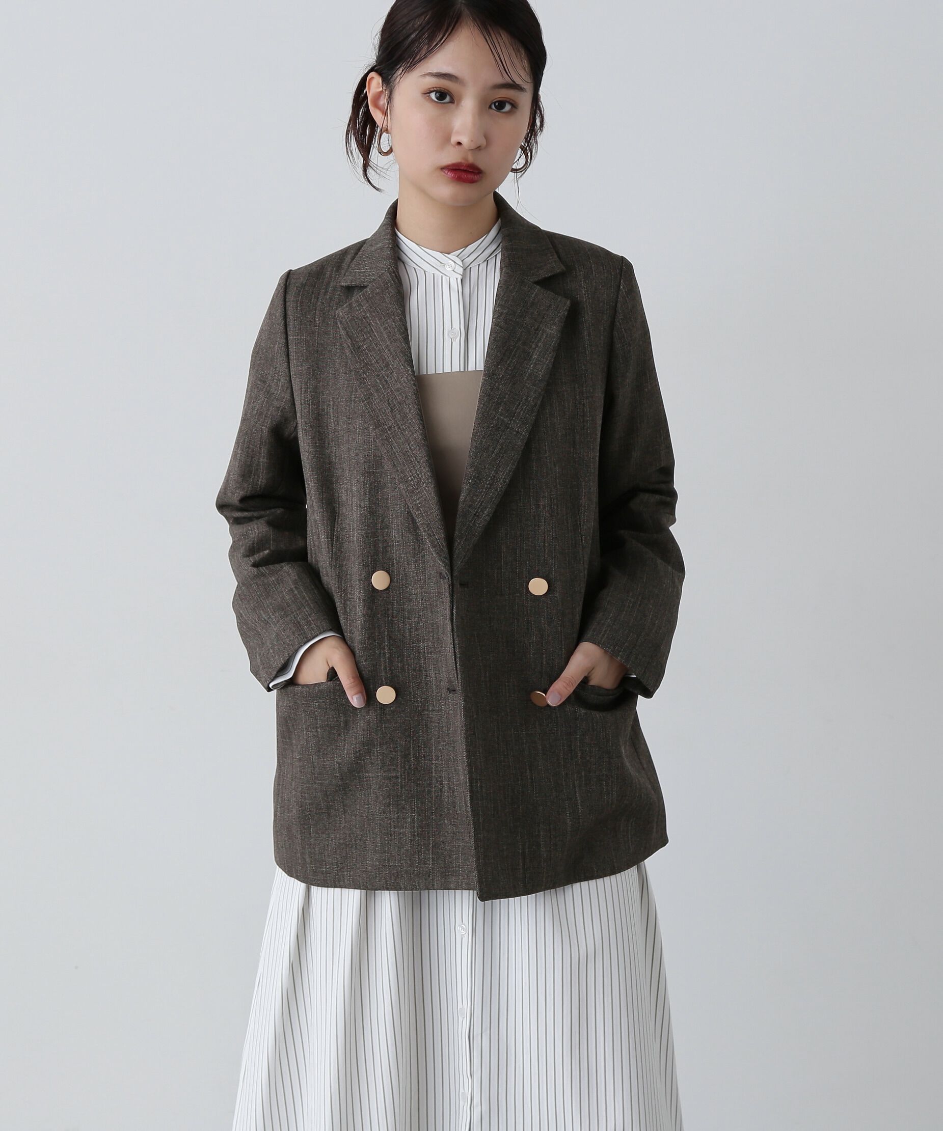  「ダブルブレストテーラードジャケット《S Size Line》  」|その他|