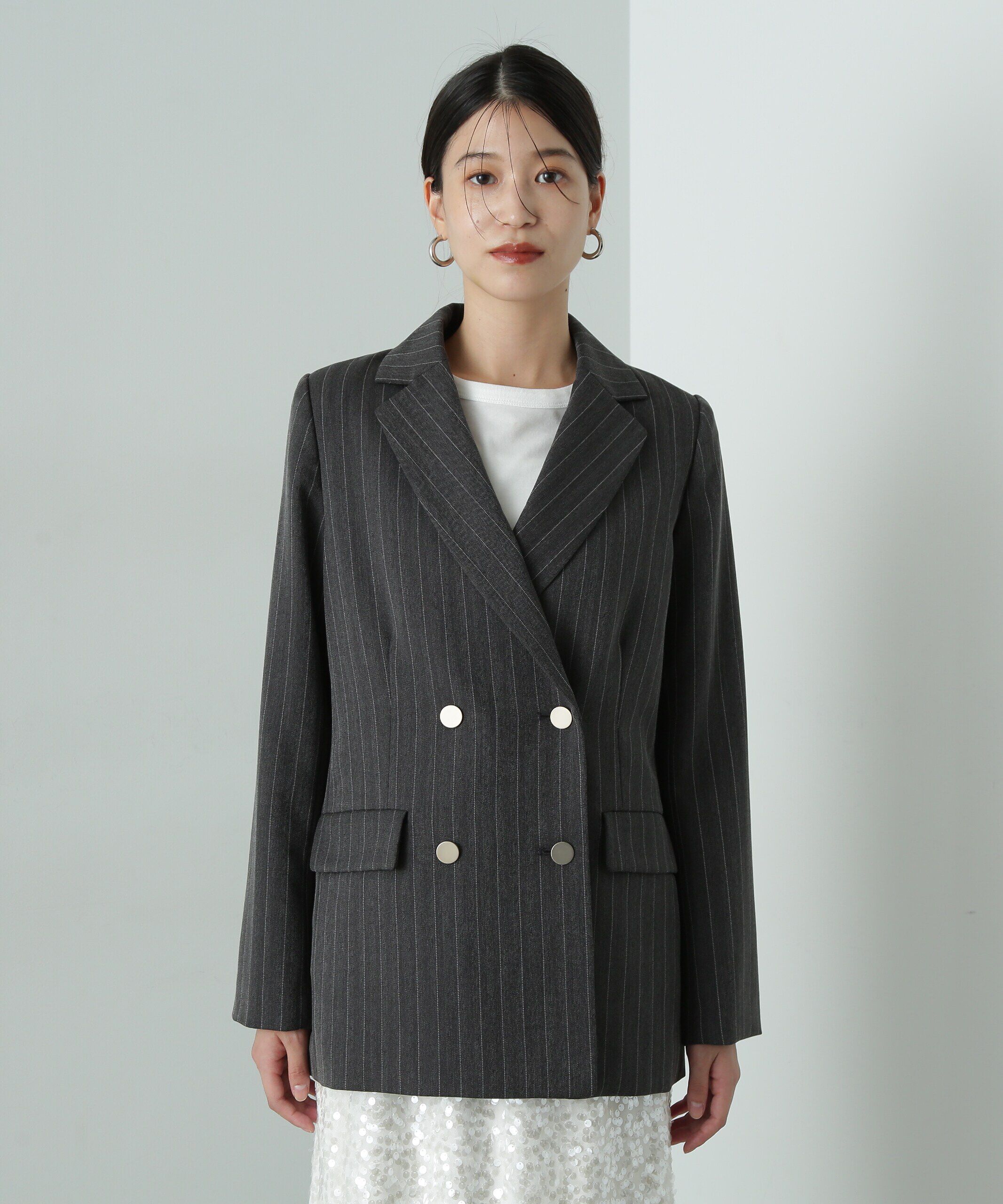  「ストライプテーラードジャケット」|その他|