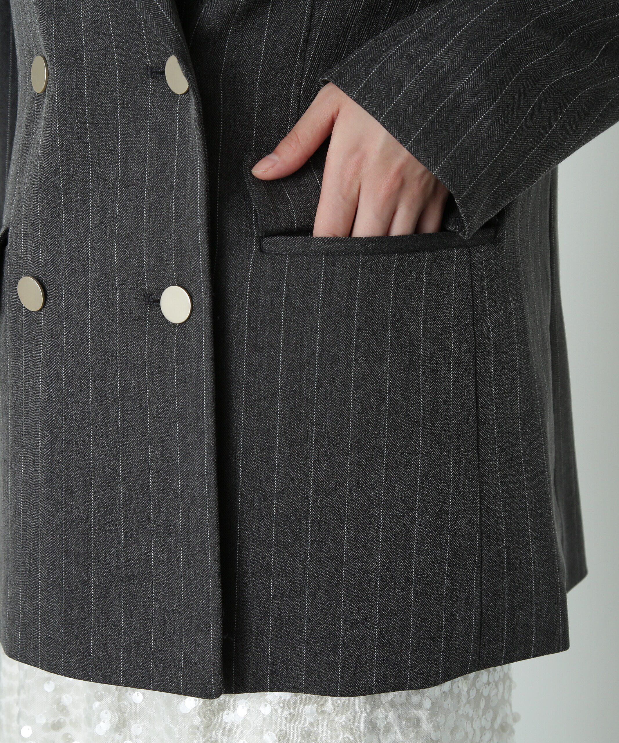  「ストライプテーラードジャケット」|その他|