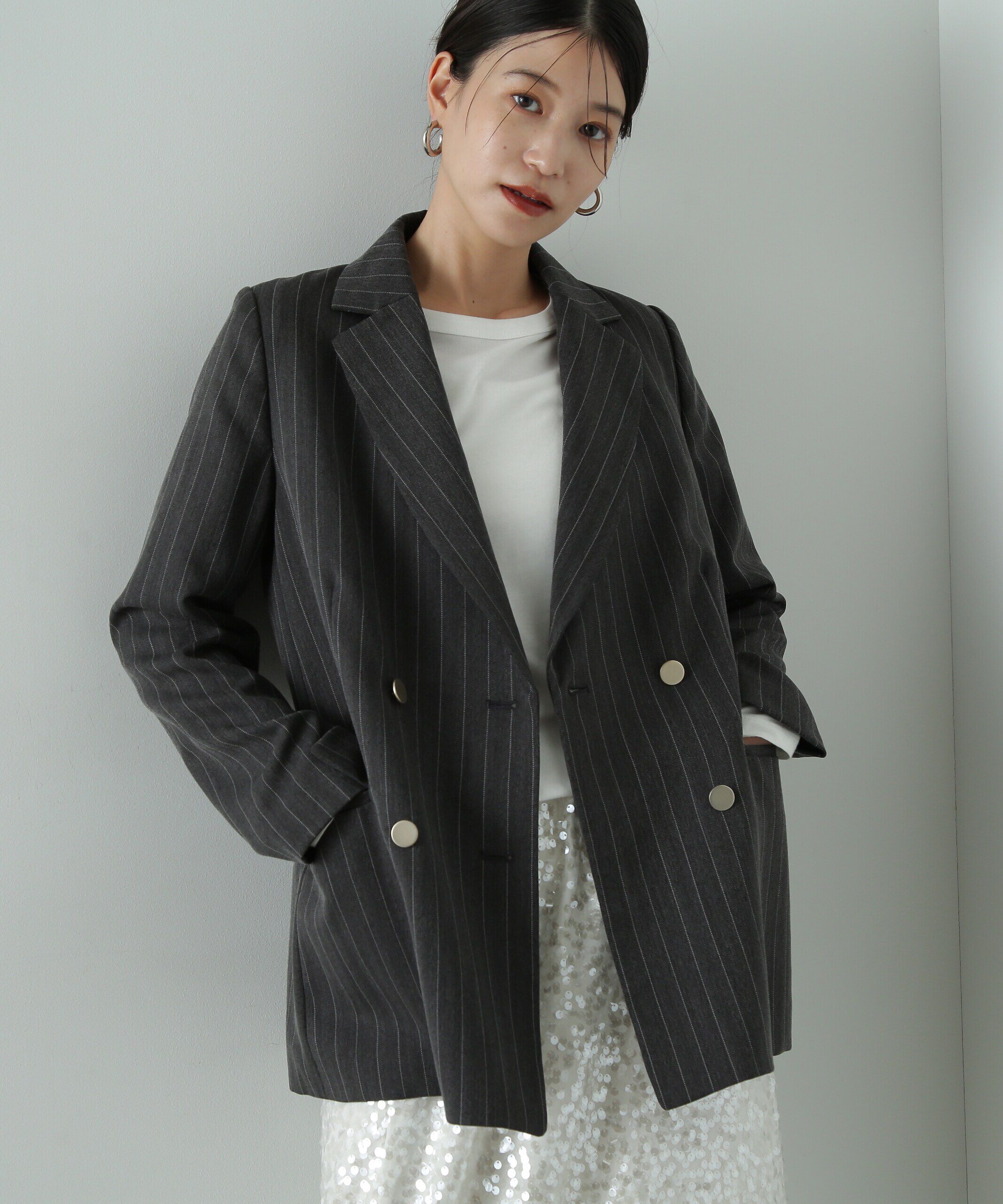  「ストライプテーラードジャケット」|その他|