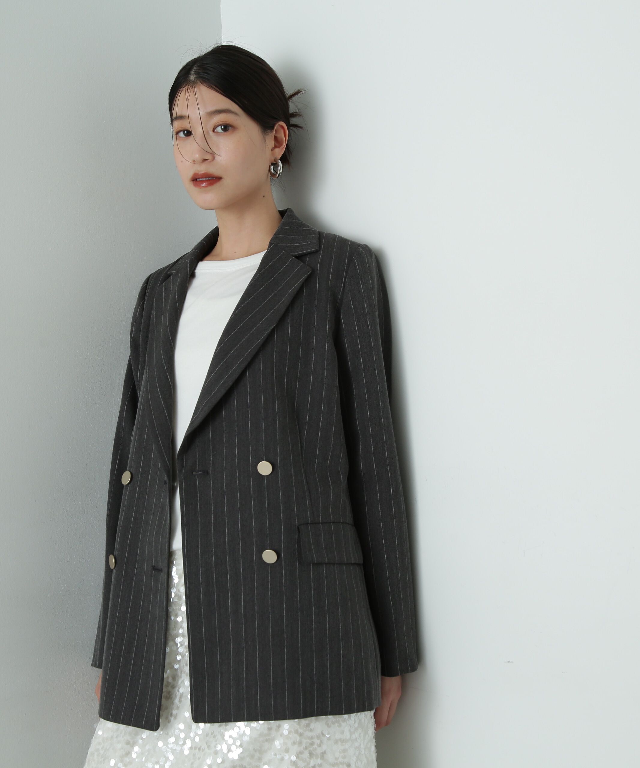  「ストライプテーラードジャケット」|その他|