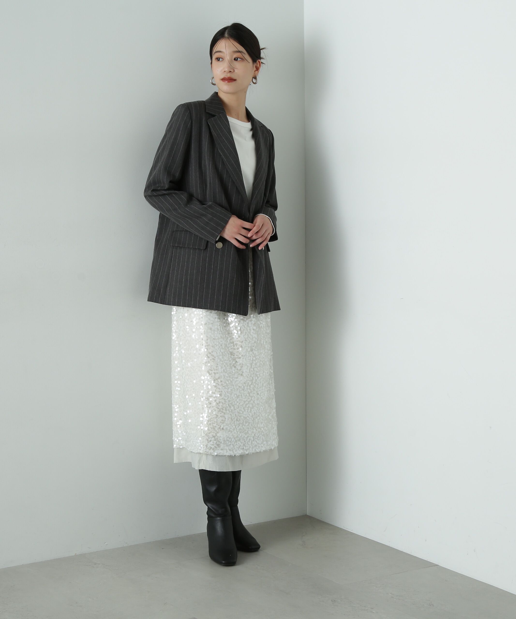  「ストライプテーラードジャケット」|その他|