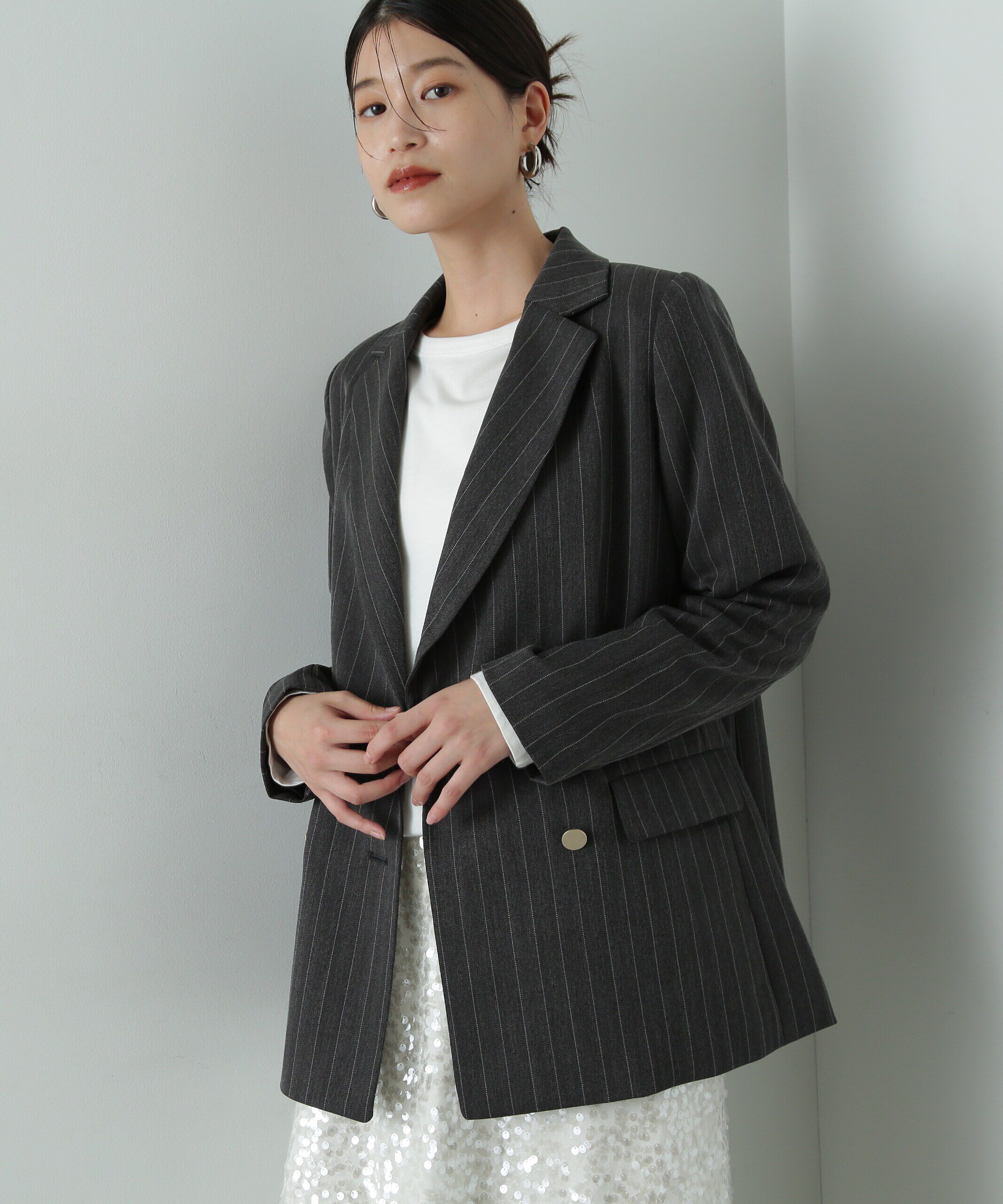  「ストライプテーラードジャケット」|その他|