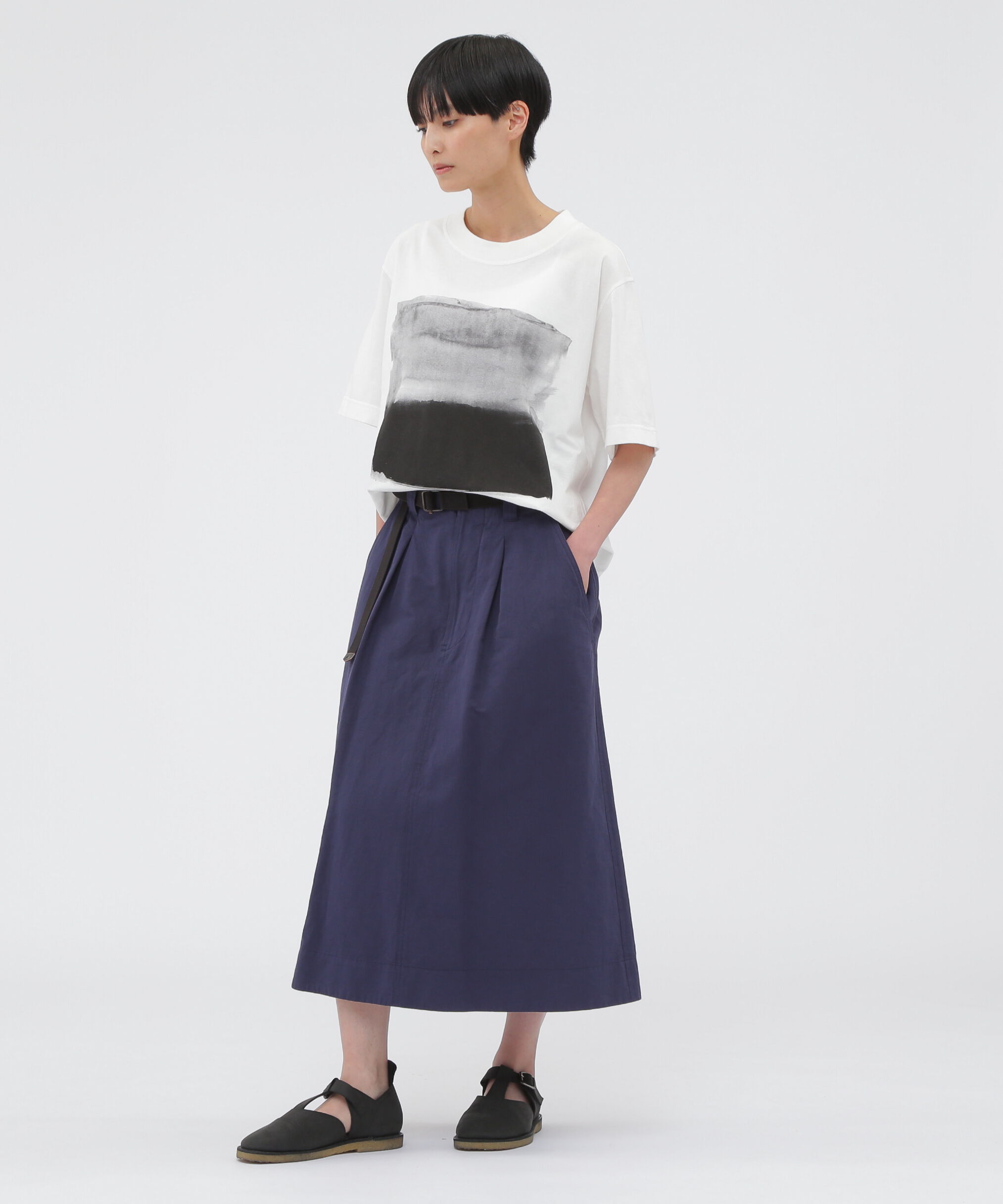 MHL.「LIGHT COTTON JERSEY TOP」|Tシャツ・カットソー|