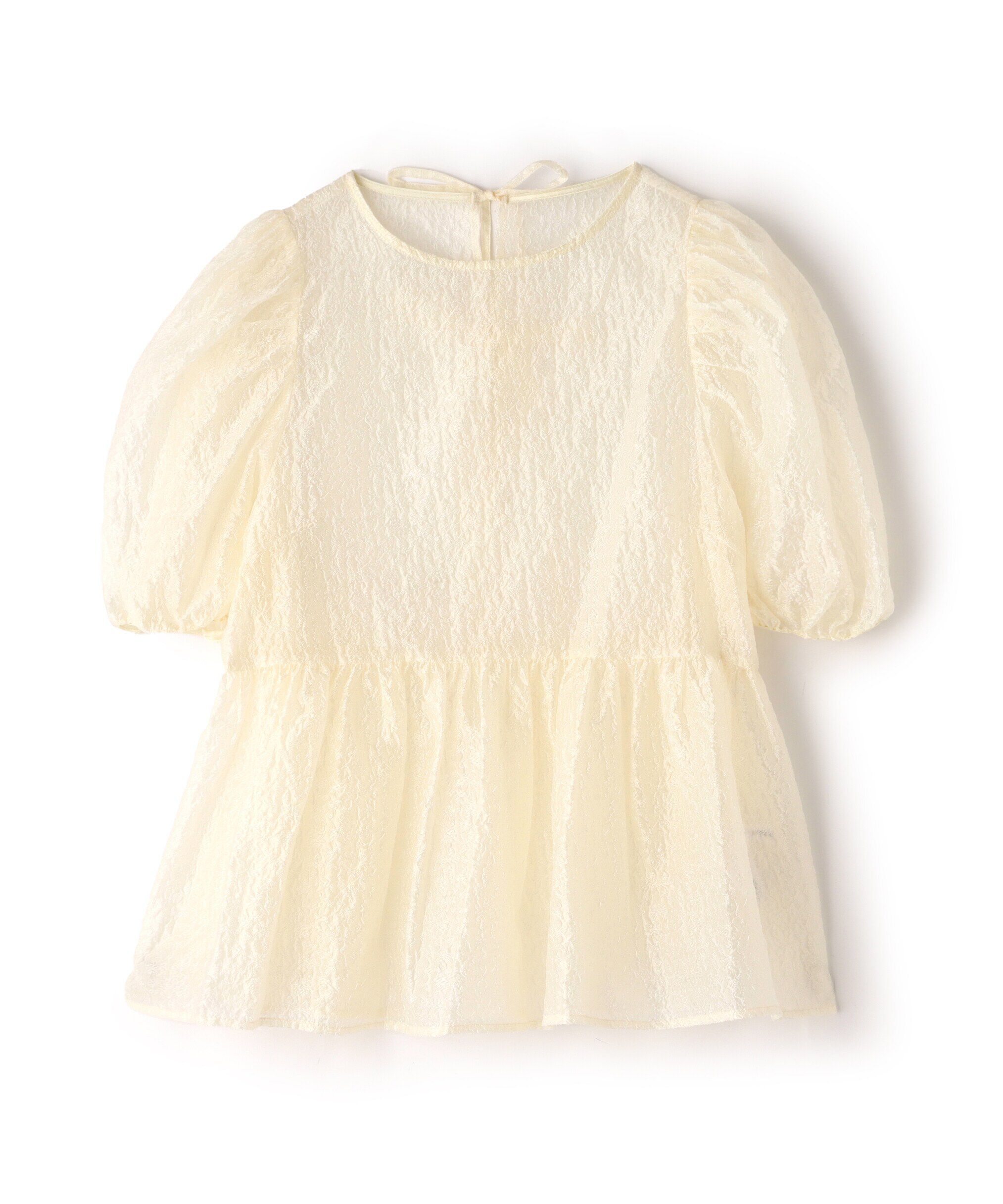  「シアージャガードペプラムブラウス」|シャツ・ブラウス|