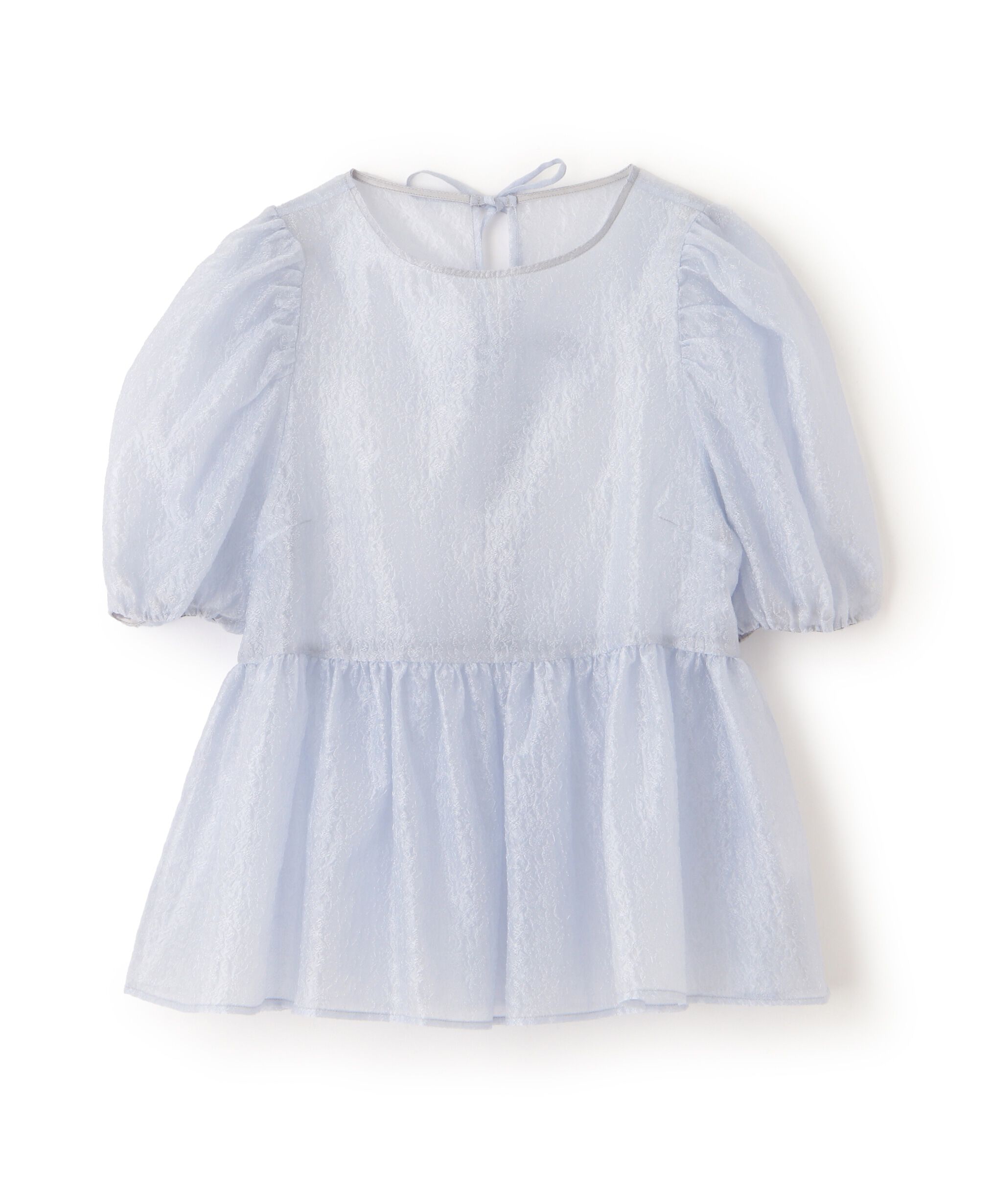  「シアージャガードペプラムブラウス」|シャツ・ブラウス|