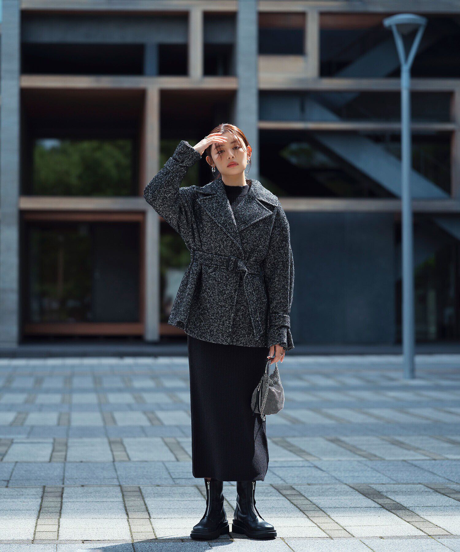  「コンパクトビスチェニットワンピース」|ワンピース|