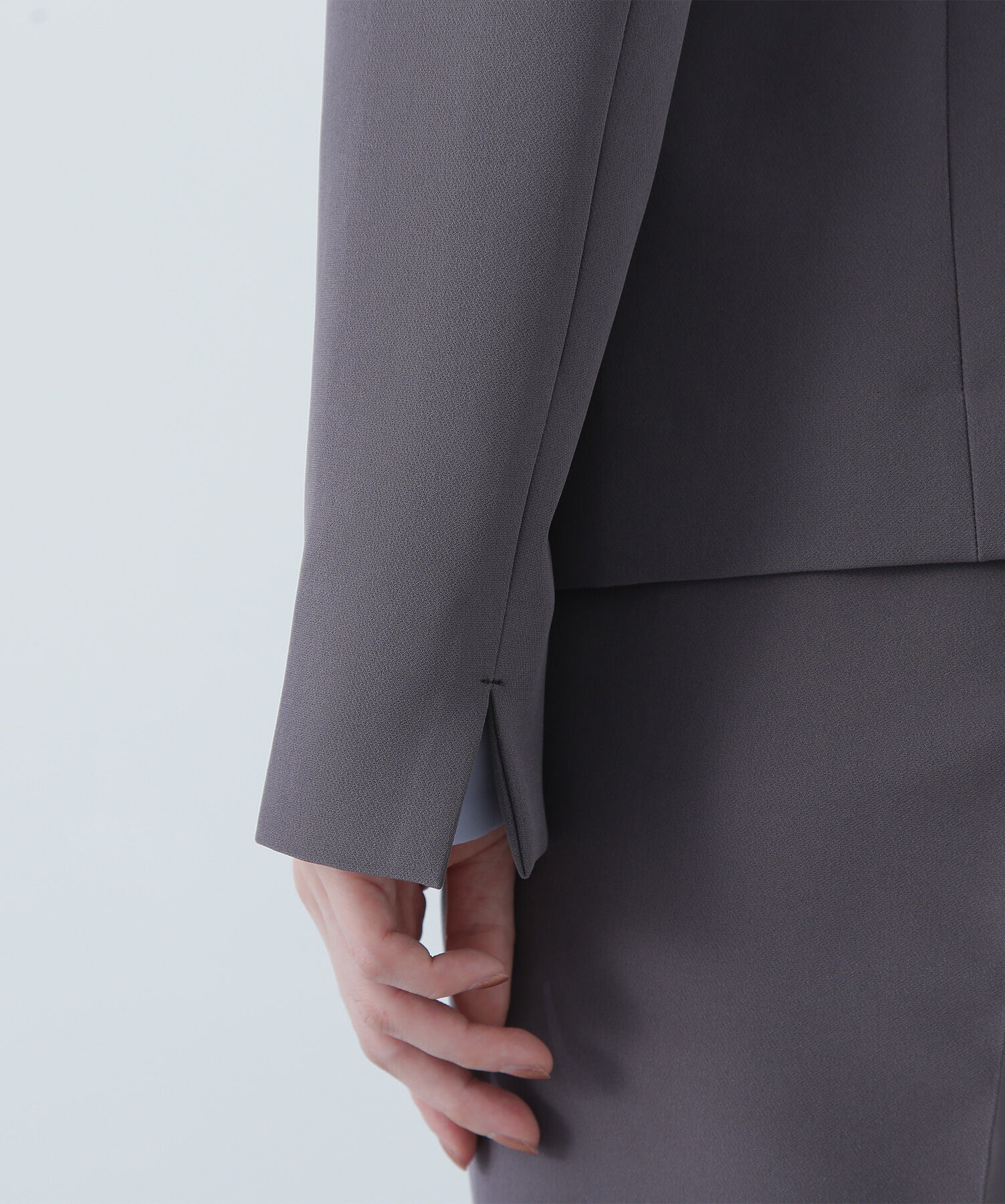  「ダブルクロスストレッチ SETUP ノーカラージャケット」|その他|