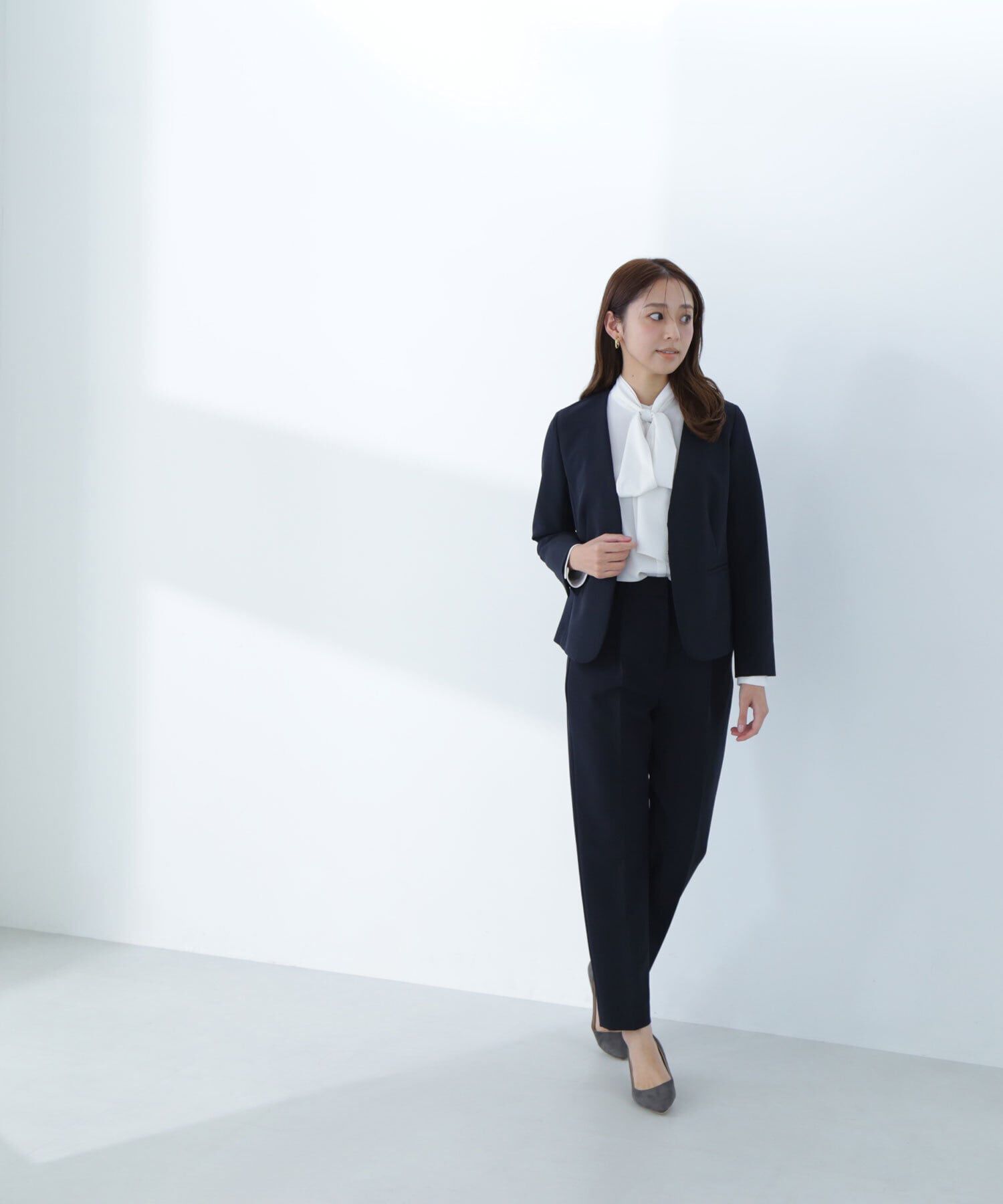  「ダブルクロスストレッチ SETUP ノーカラージャケット」|その他|