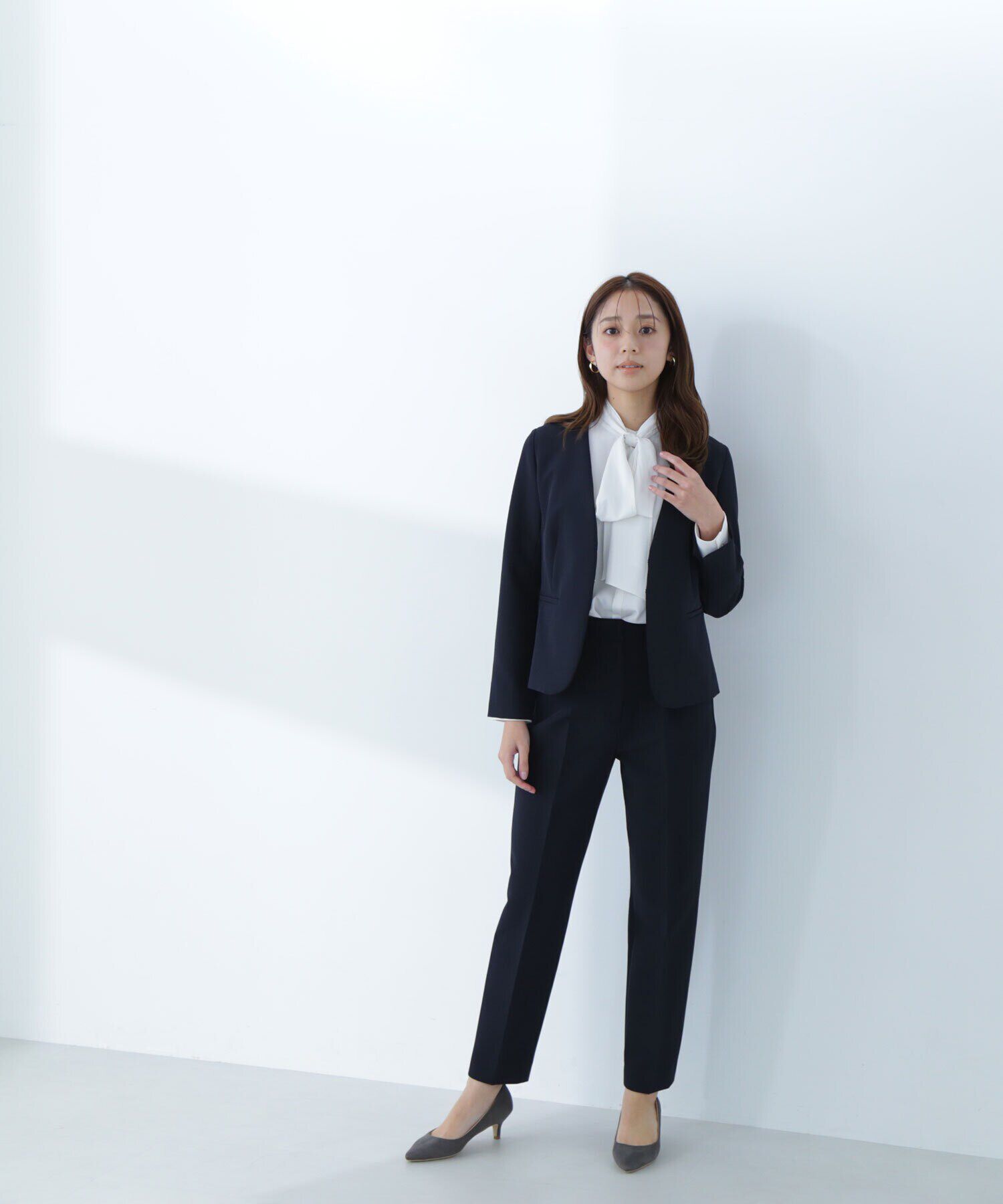  「ダブルクロスストレッチ SETUP ノーカラージャケット」|その他|