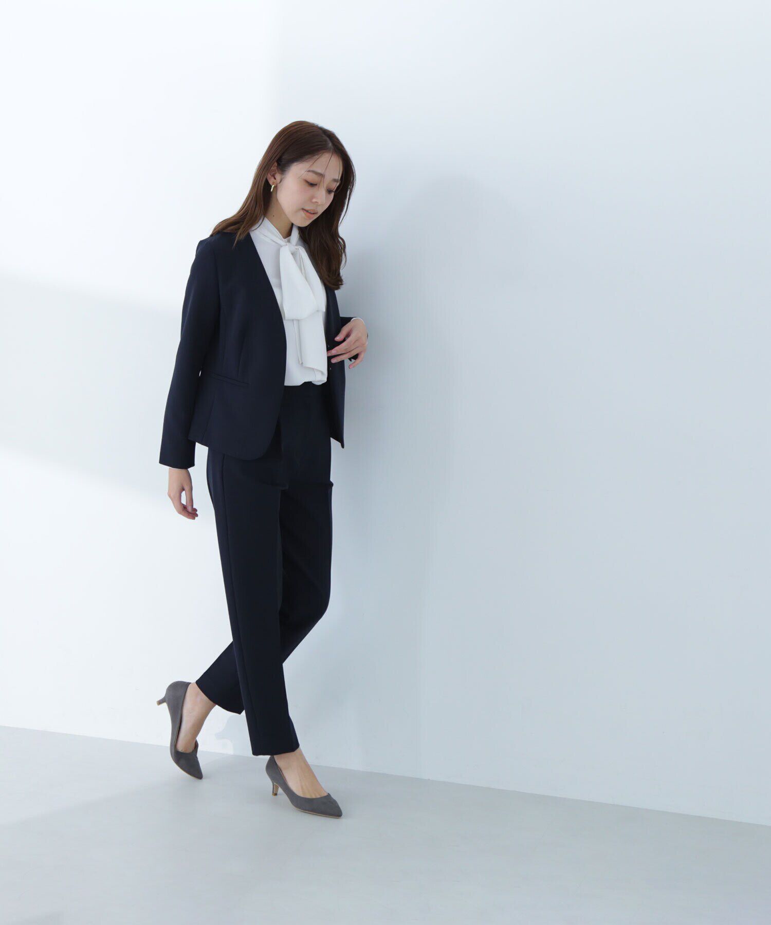  「ダブルクロスストレッチ SETUP ノーカラージャケット」|その他|