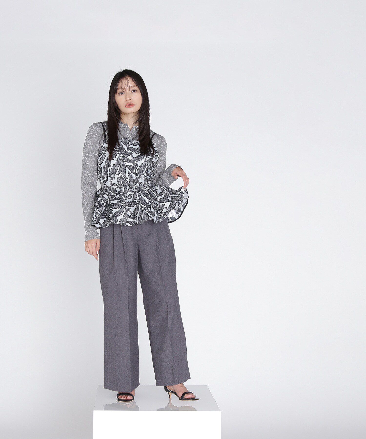  「ジャガードフォルムビスチェ」|シャツ・ブラウス|