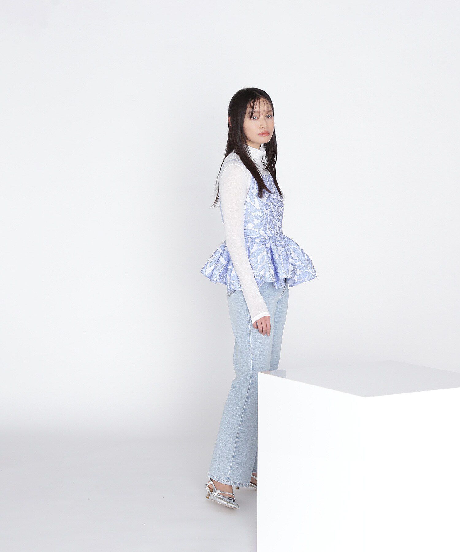  「ジャガードフォルムビスチェ」|シャツ・ブラウス|