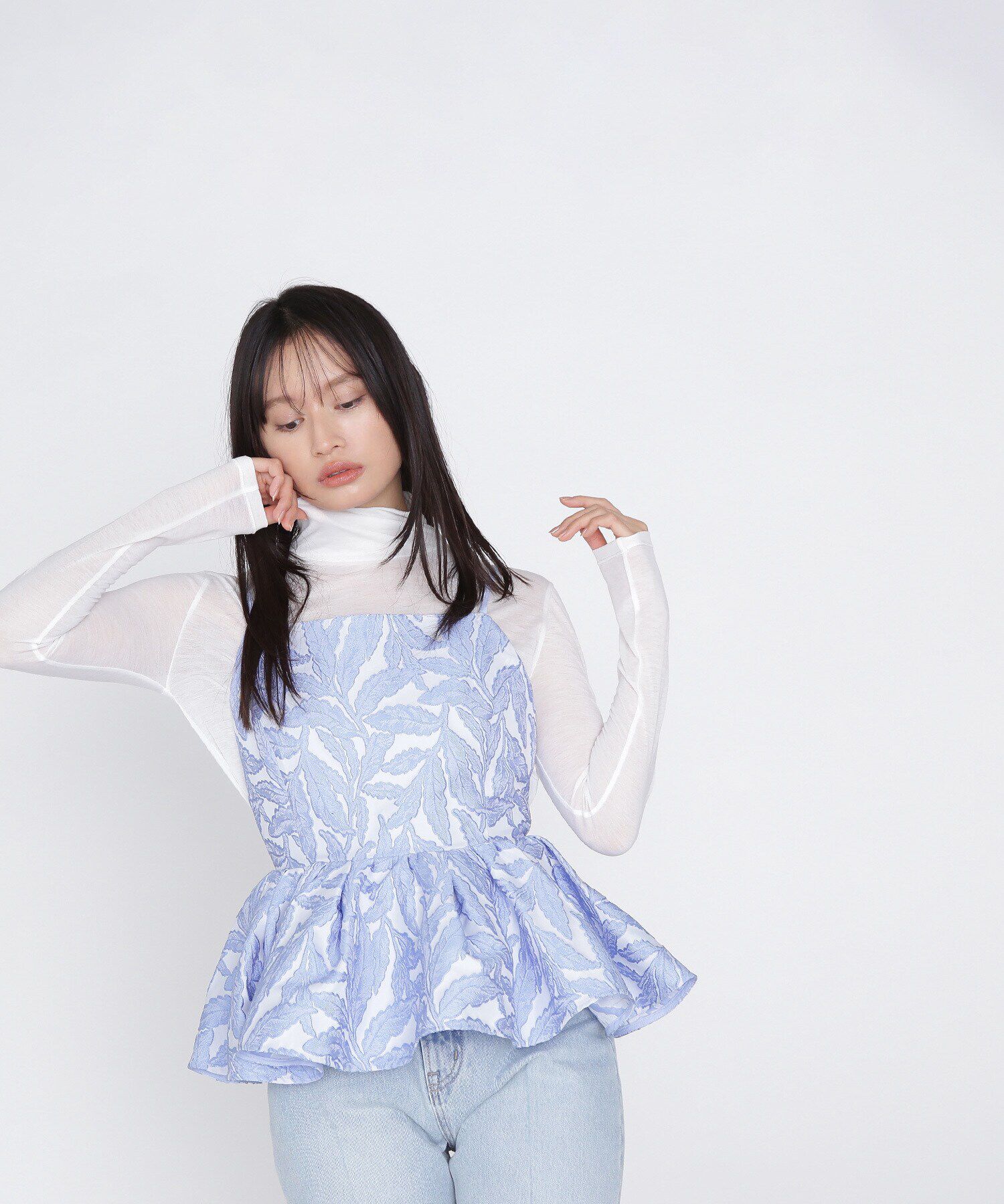  「ジャガードフォルムビスチェ」|シャツ・ブラウス|