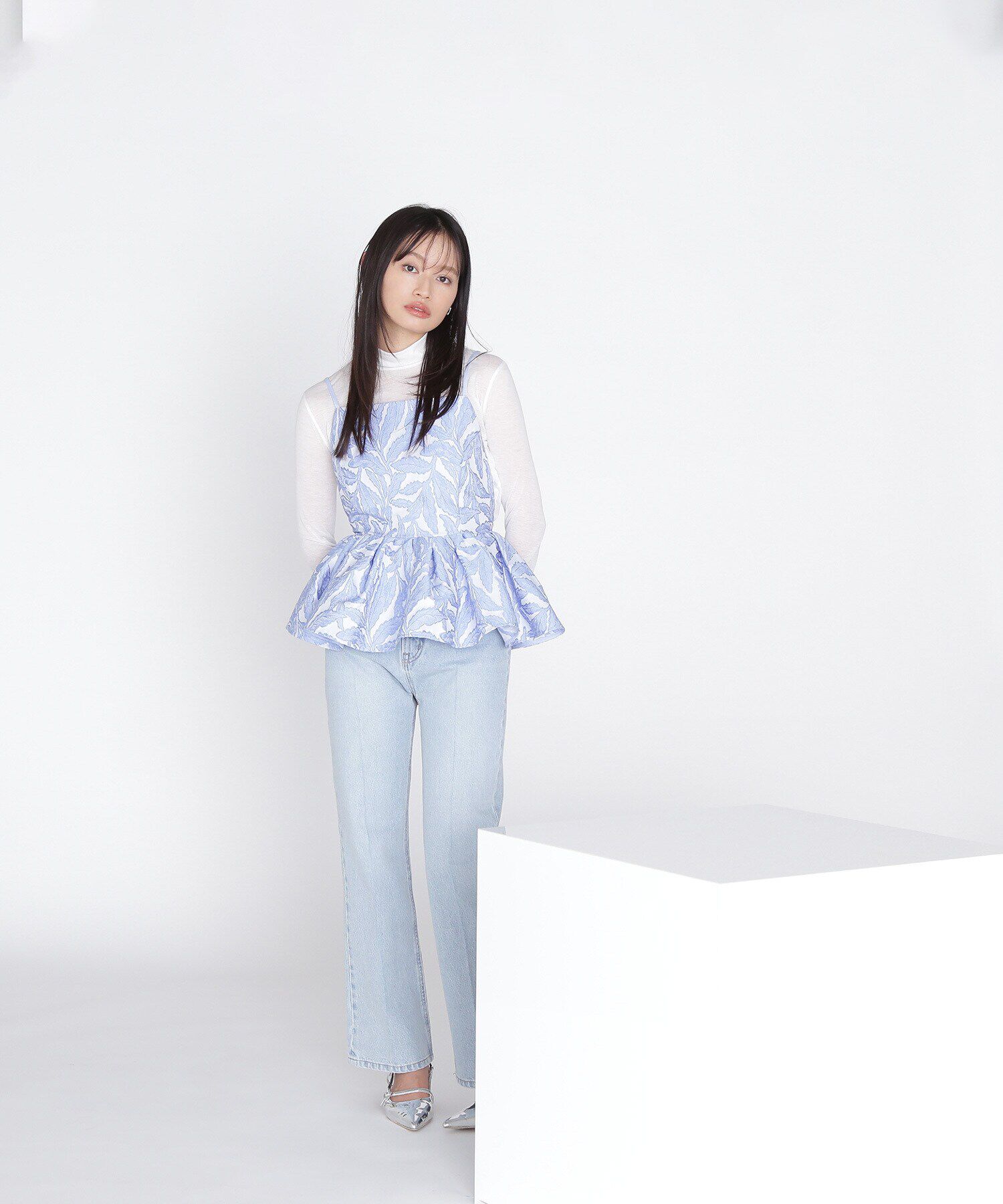  「ジャガードフォルムビスチェ」|シャツ・ブラウス|