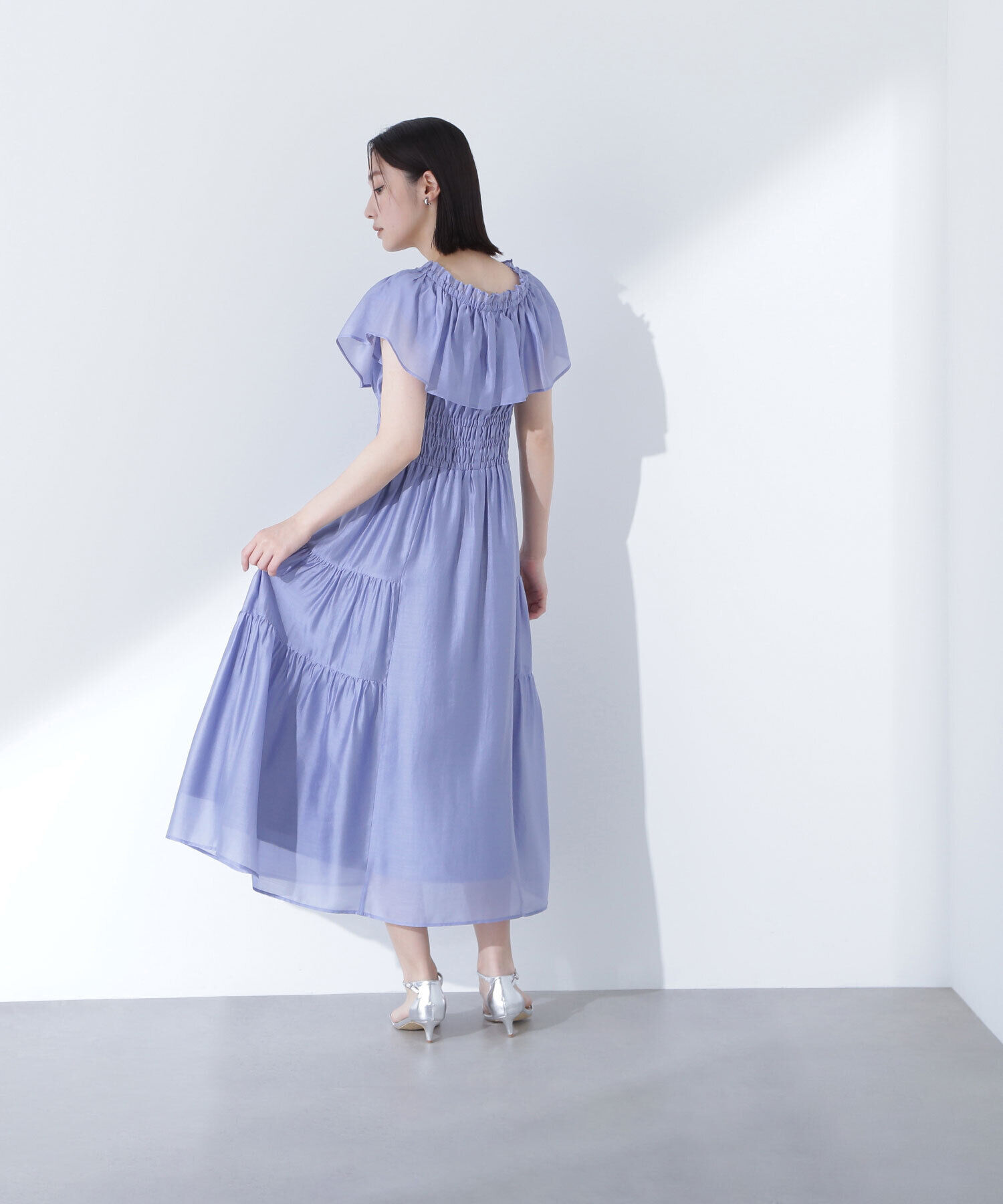  「シアーオフショルワンピース」|ワンピース|