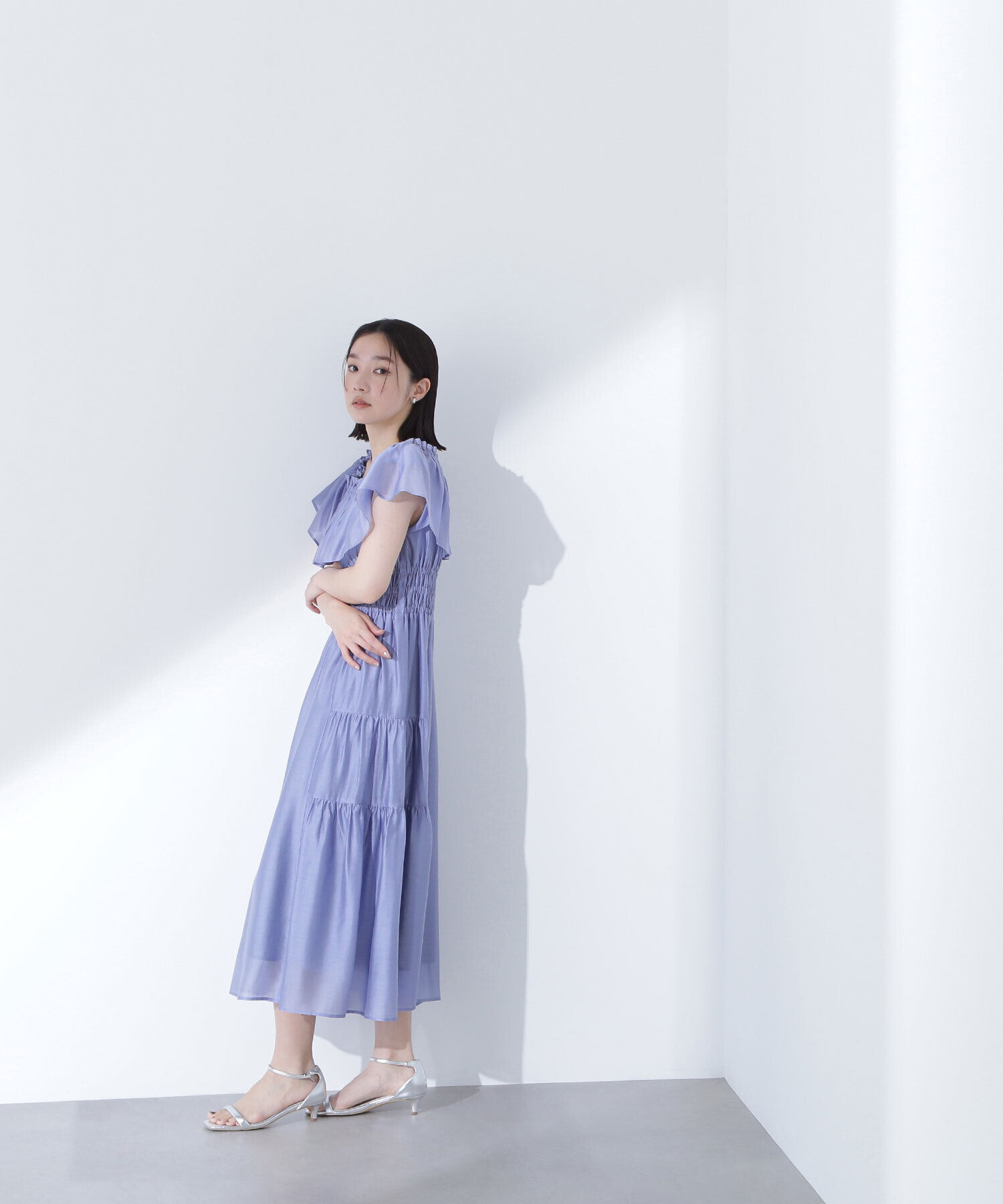  「シアーオフショルワンピース」|ワンピース|