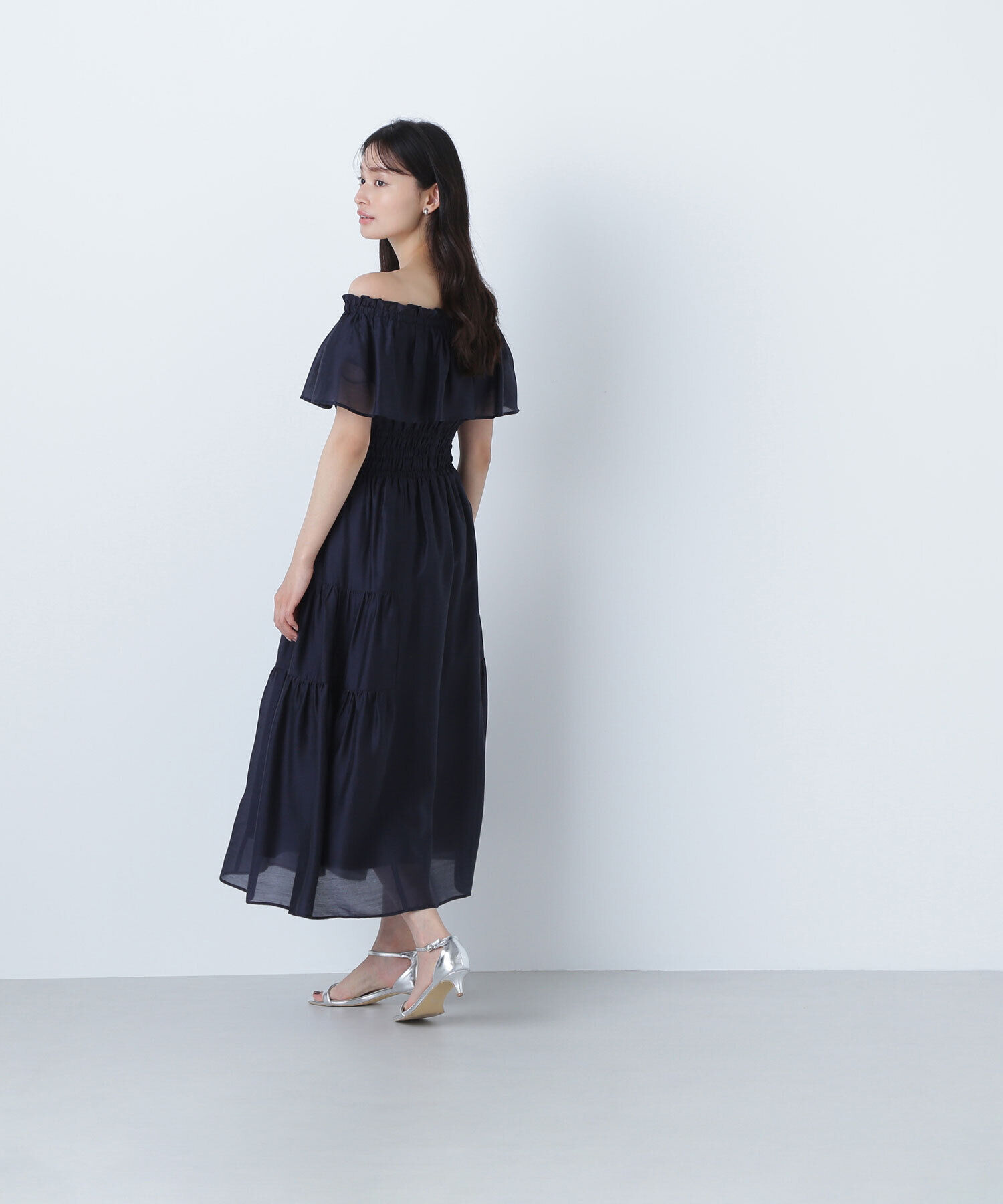  「シアーオフショルワンピース」|ワンピース|