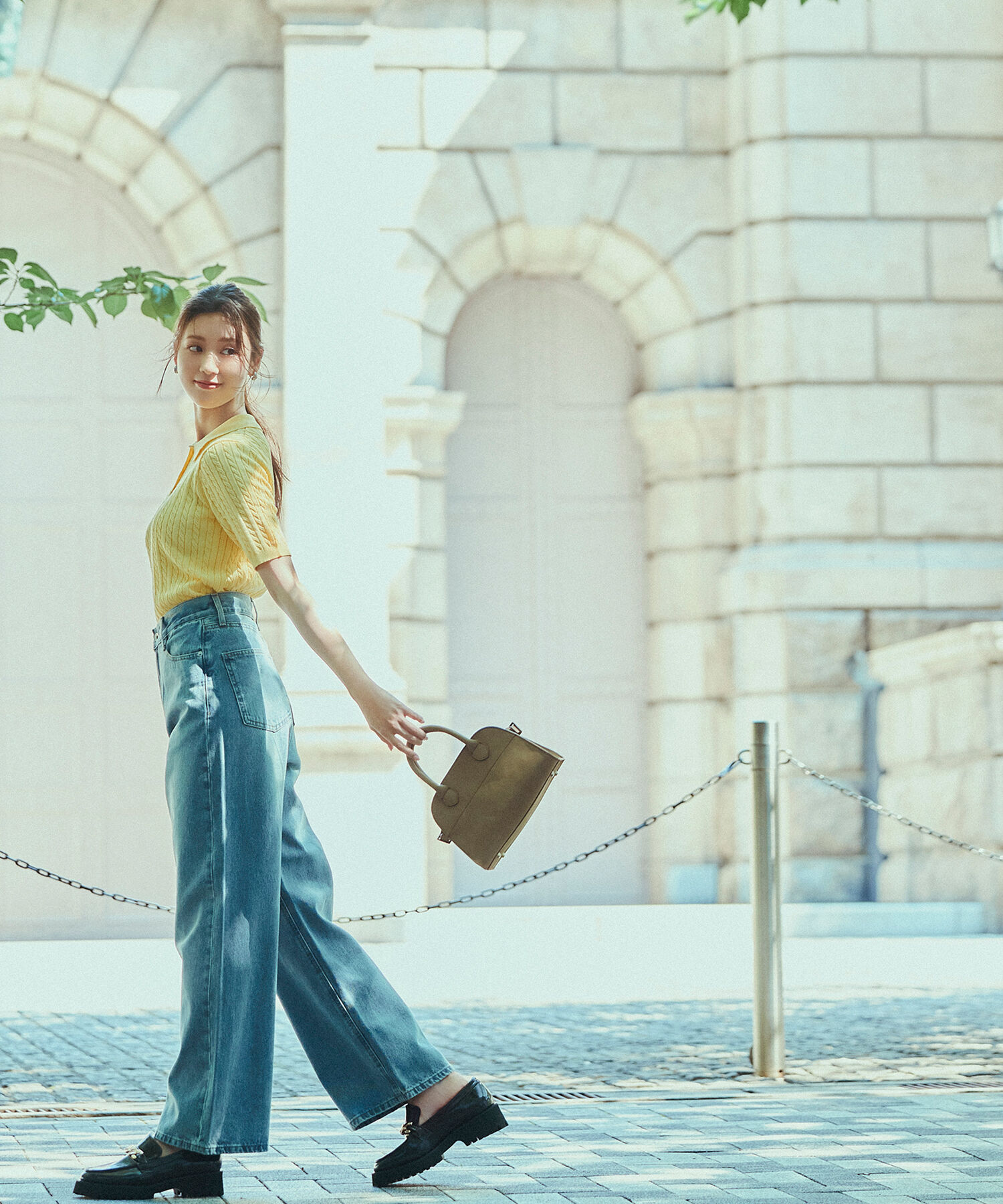  「ケーブルポロニット」|ニット・セーター|