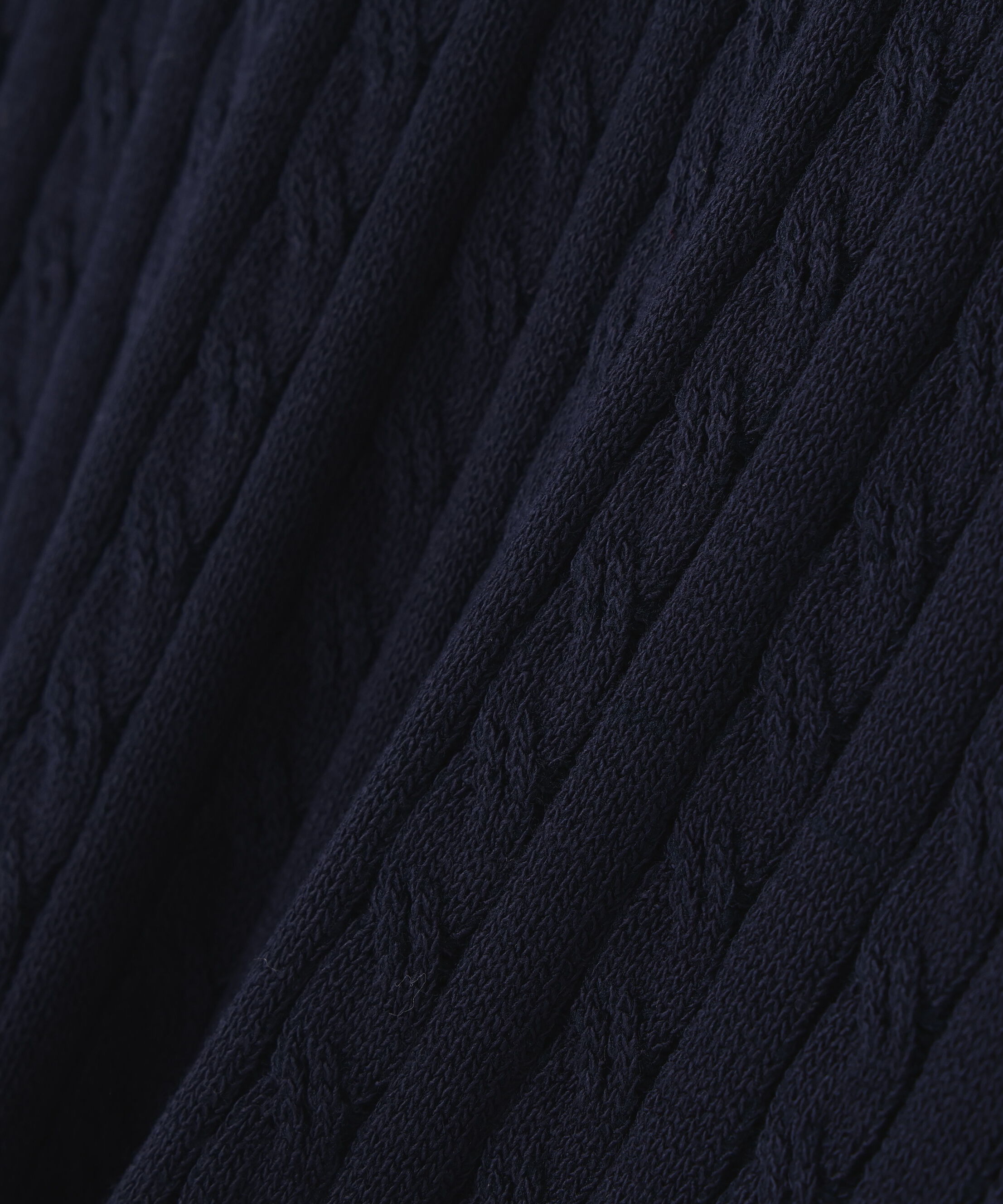  「ケーブルポロニット」|ニット・セーター|