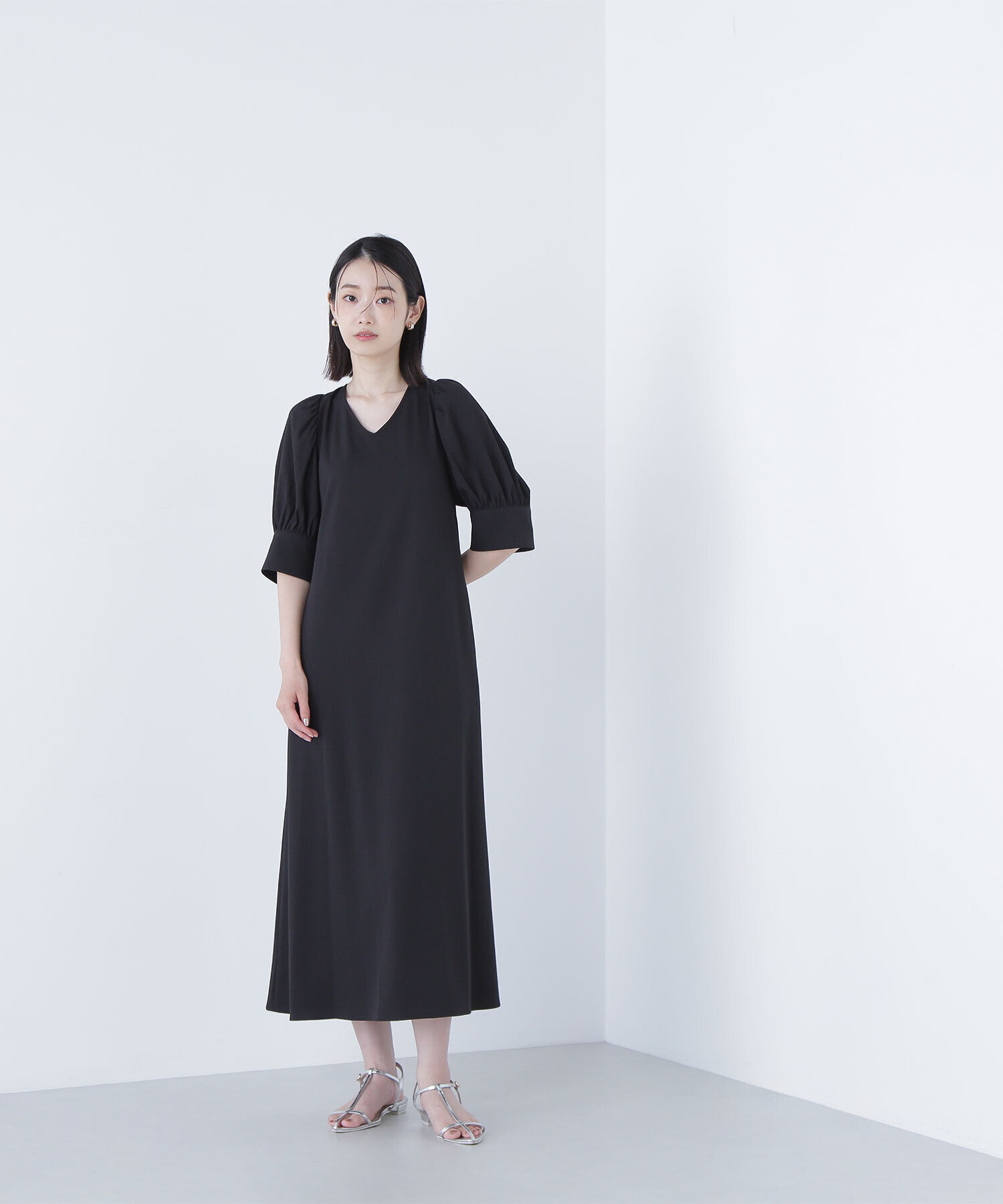  「バックリボンリラクシーワンピース」|ワンピース|