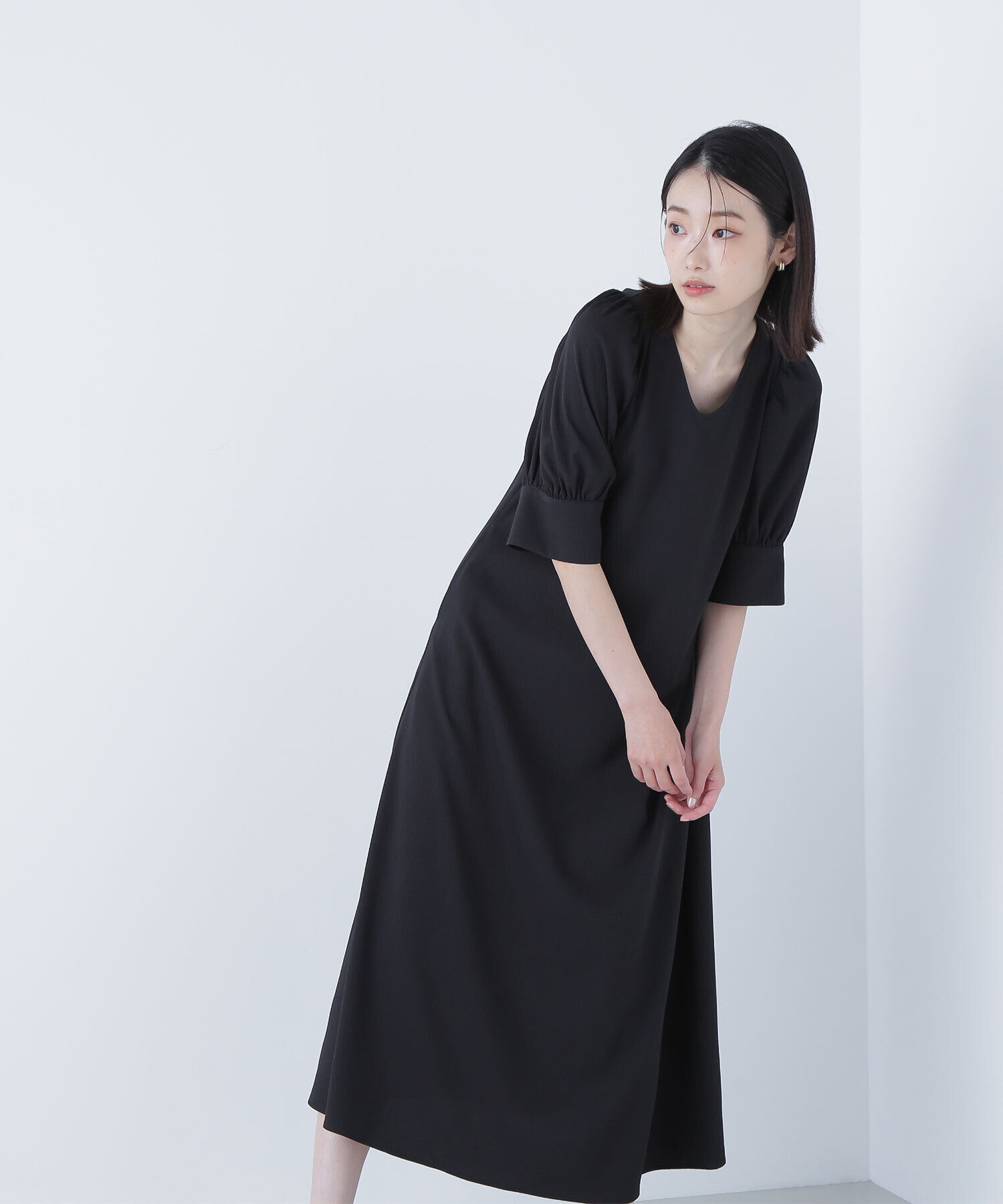  「バックリボンリラクシーワンピース」|ワンピース|