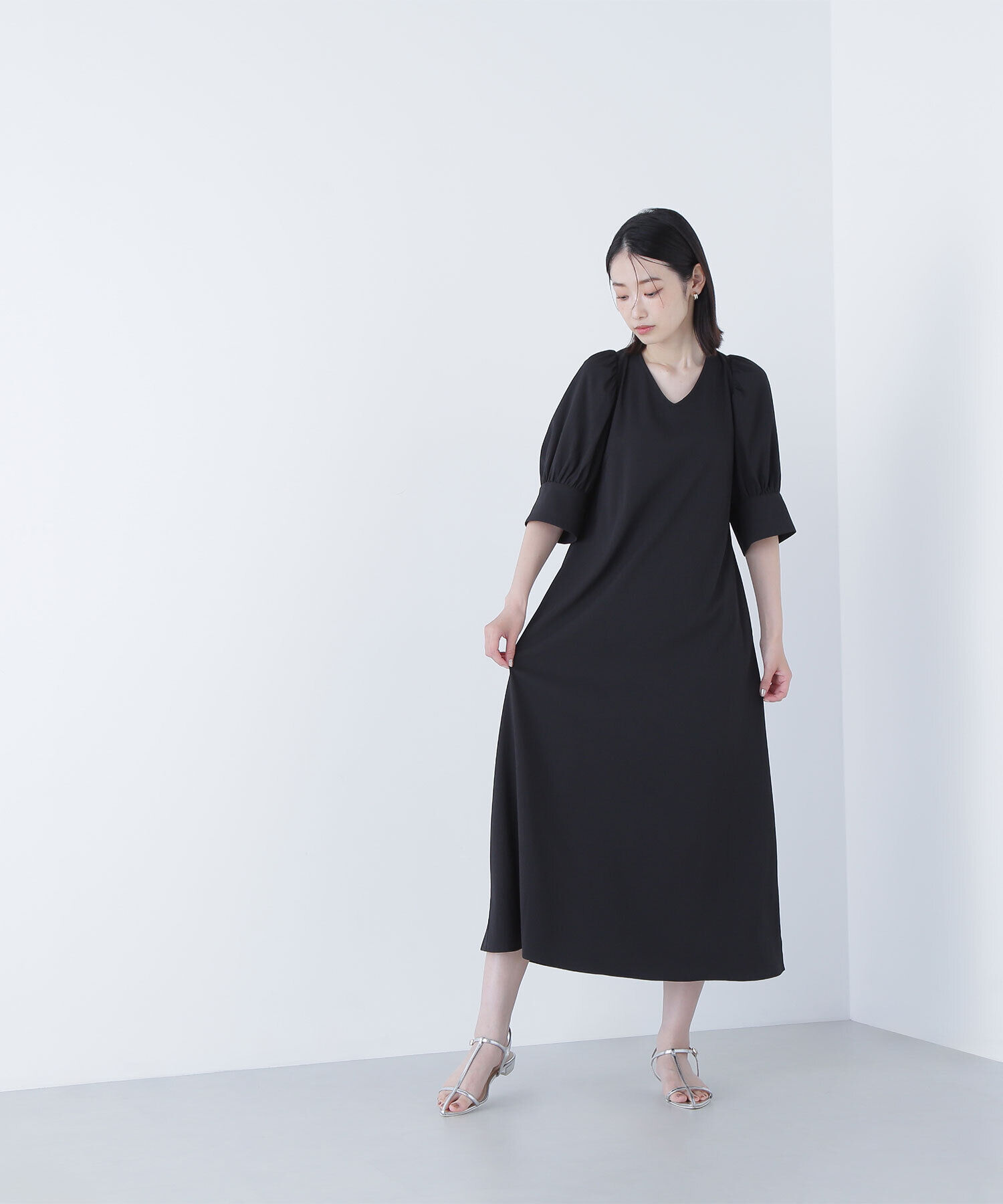  「バックリボンリラクシーワンピース」|ワンピース|