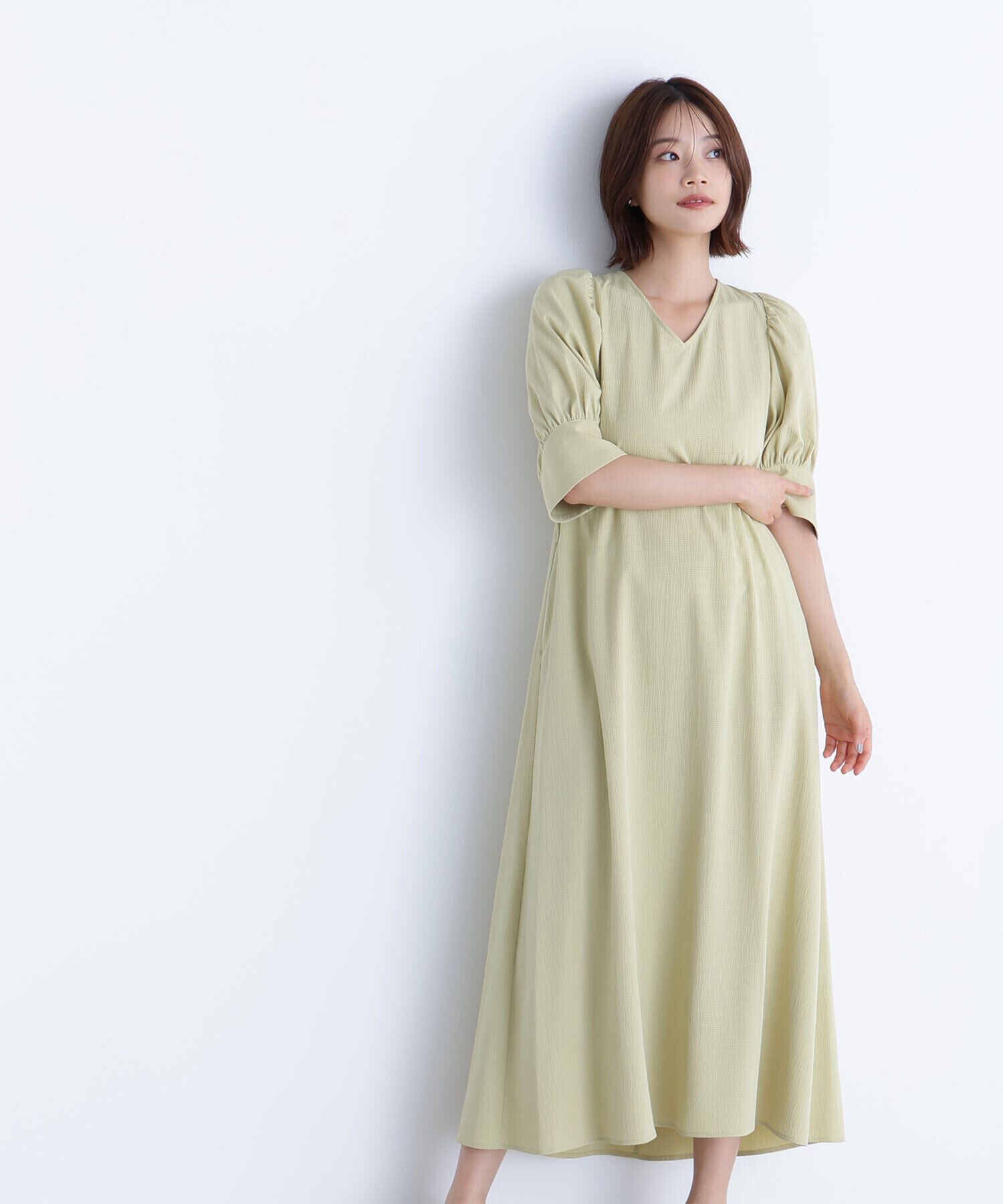  「バックリボンリラクシーワンピース」|ワンピース|