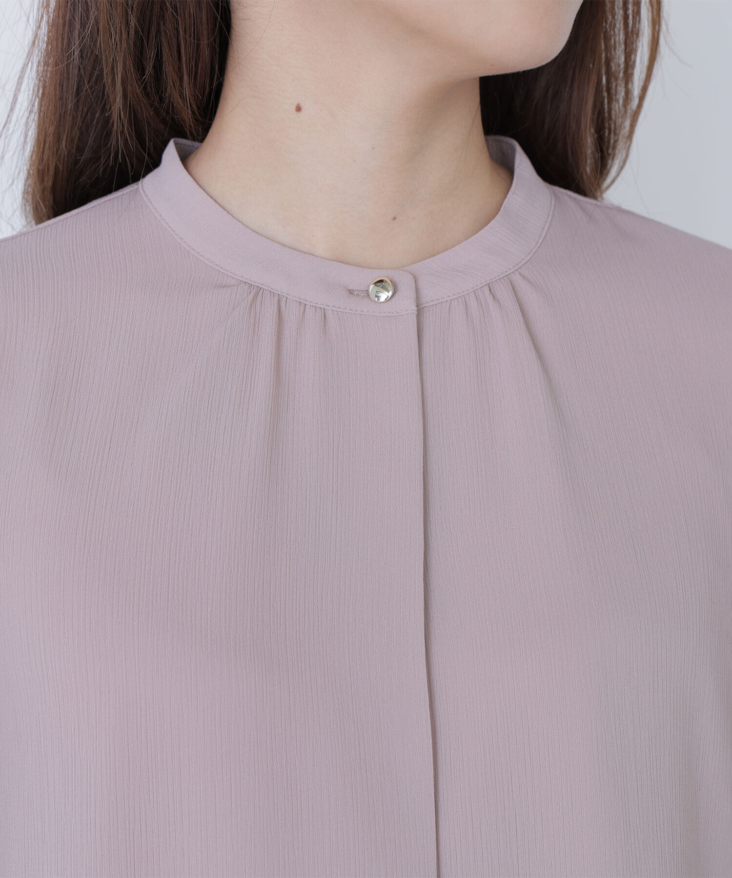  「メタルポイント楊柳ブラウス」|シャツ・ブラウス|