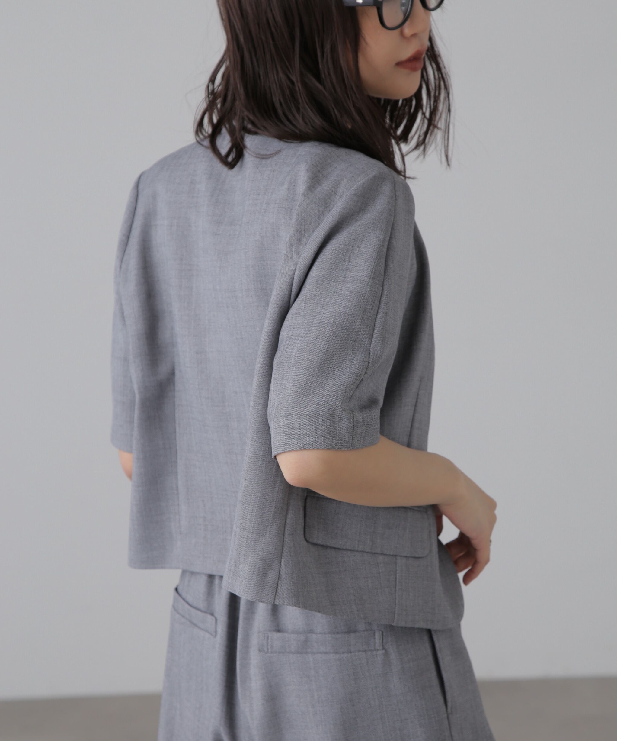  「〈セットアップ対応〉ショート丈ジャケット」|その他|