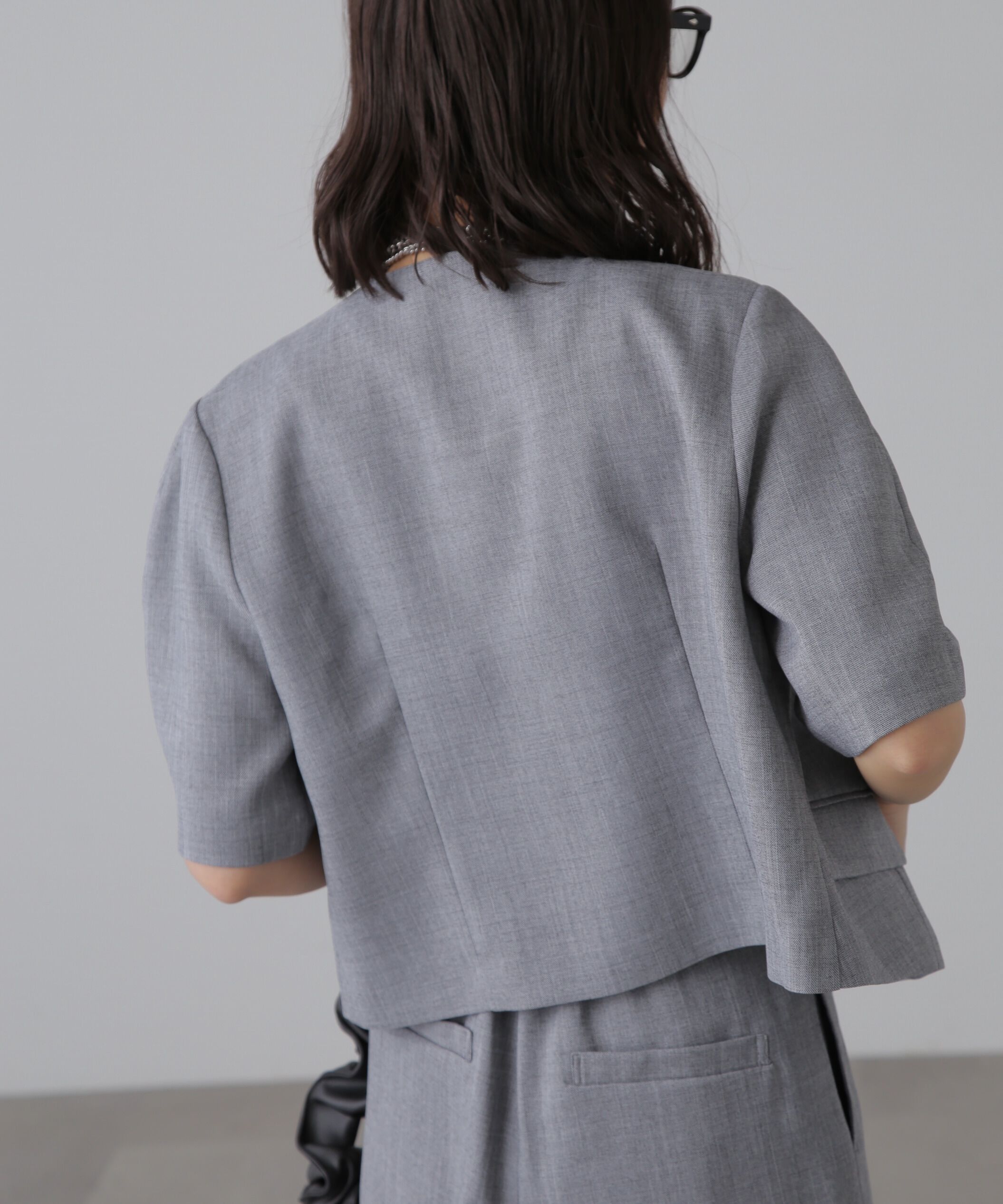  「〈セットアップ対応〉ショート丈ジャケット」|その他|