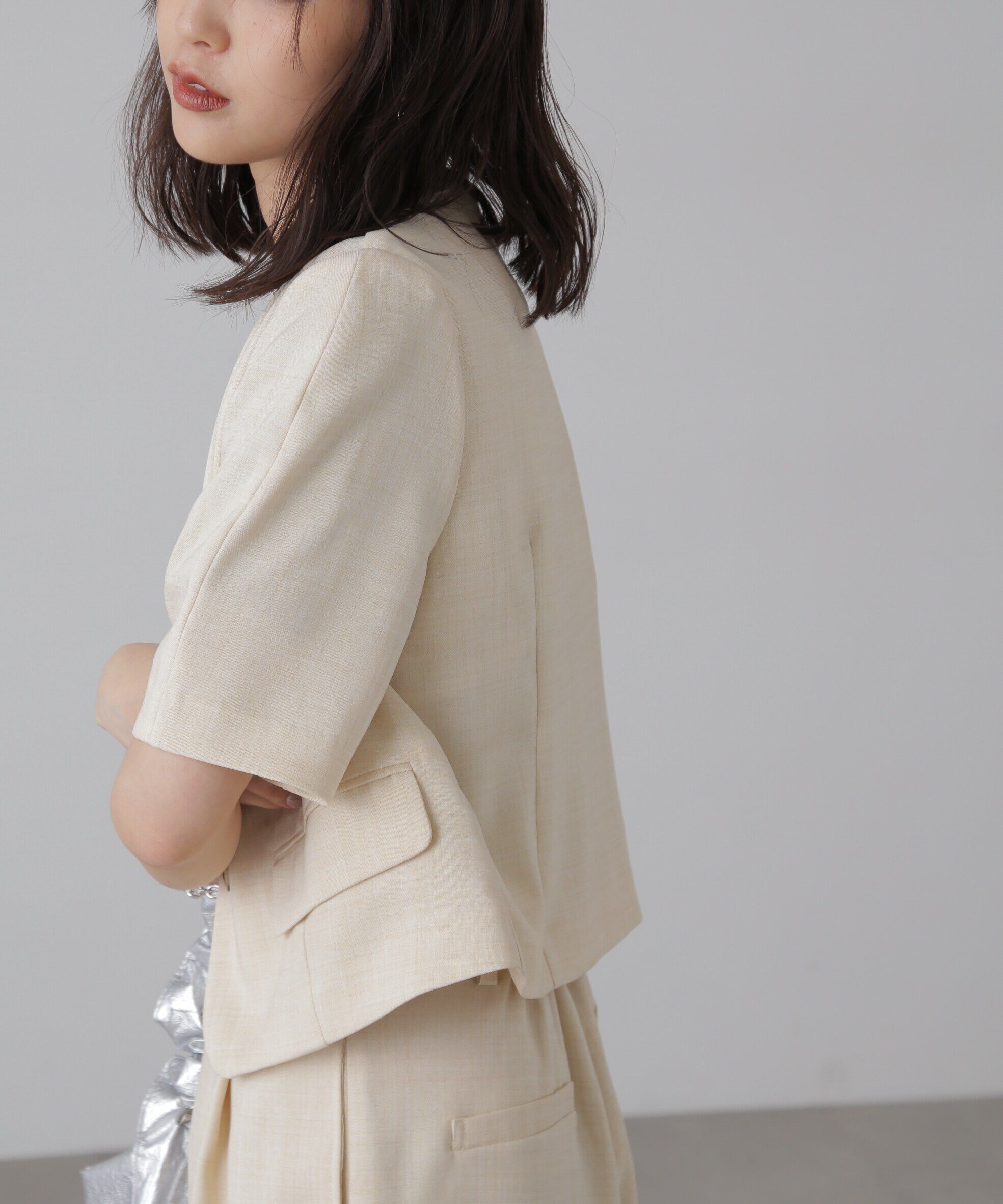  「〈セットアップ対応〉ショート丈ジャケット」|その他|