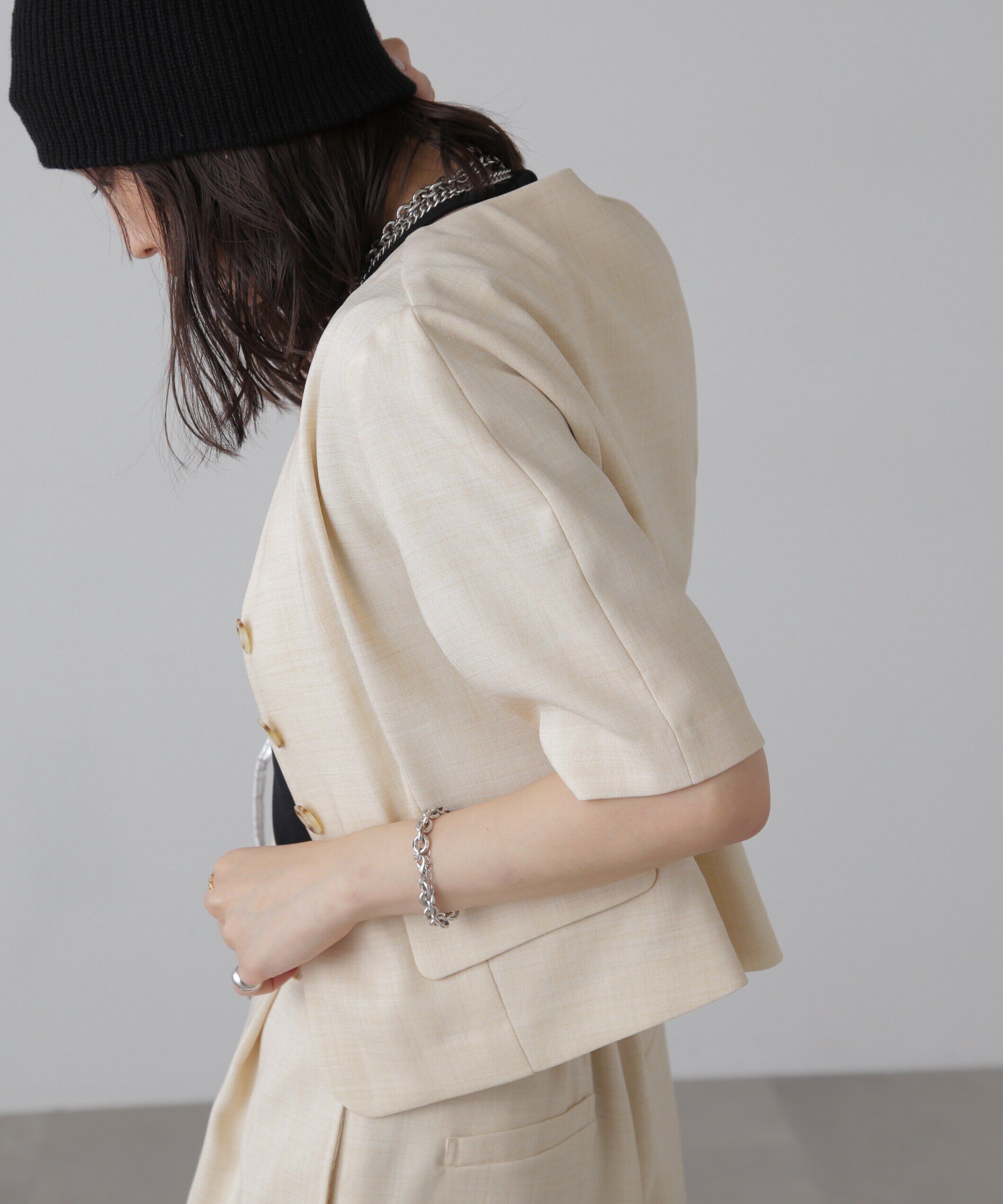  「〈セットアップ対応〉ショート丈ジャケット」|その他|