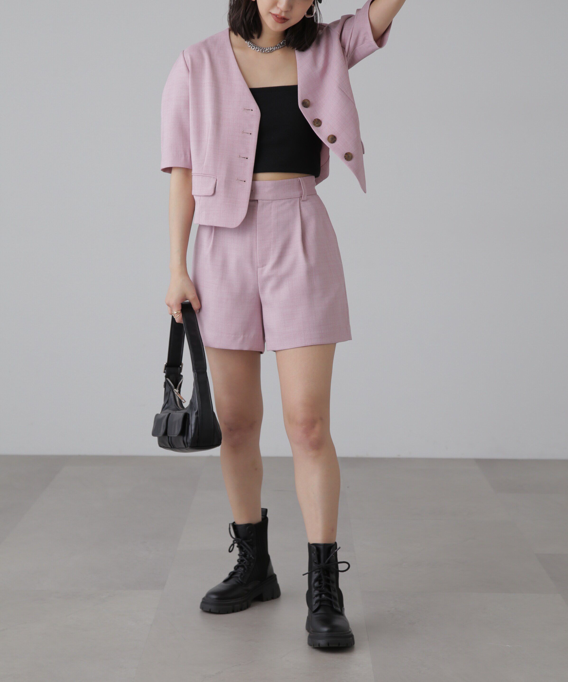  「〈セットアップ対応〉ショート丈ジャケット」|その他|