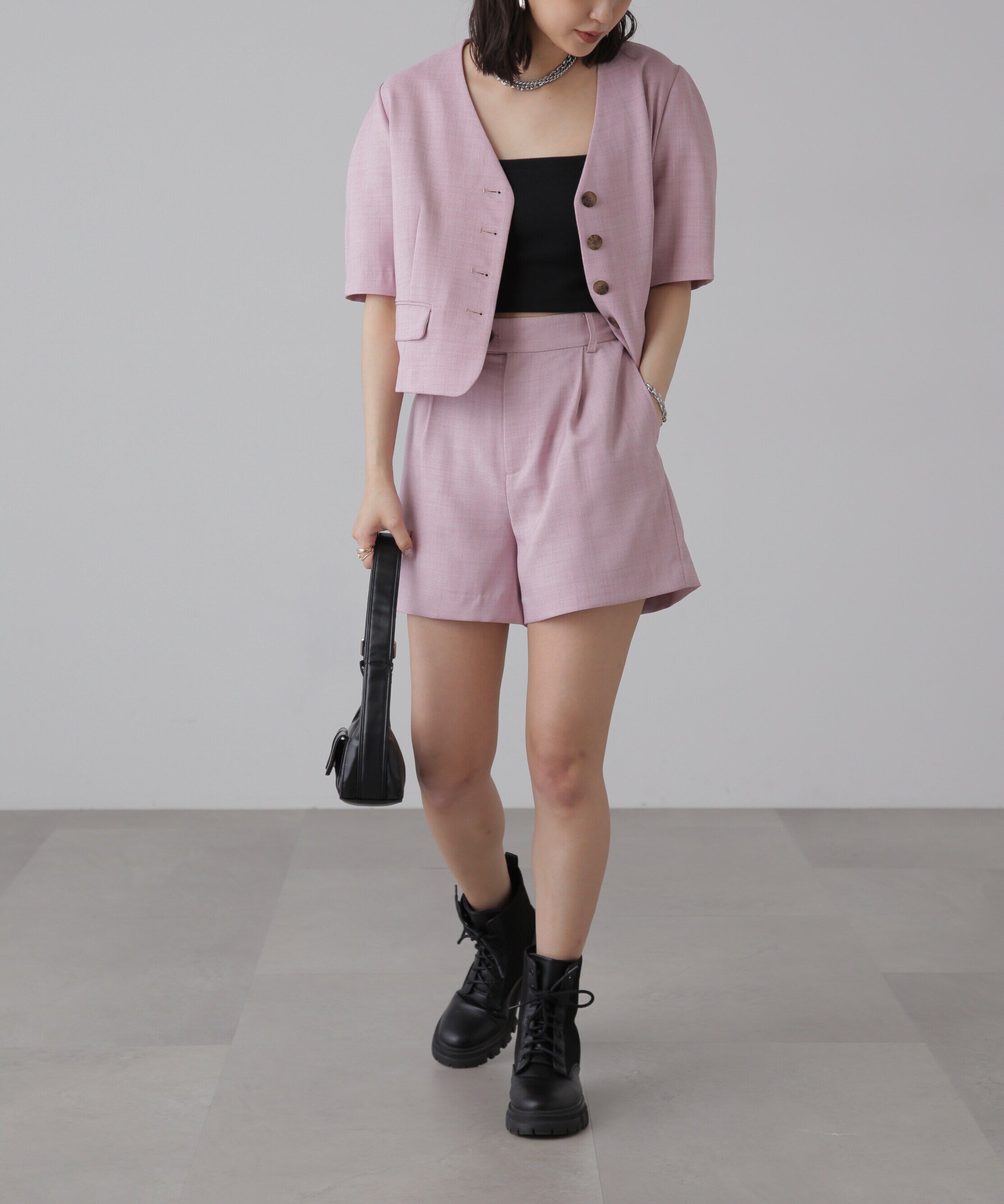  「〈セットアップ対応〉ショート丈ジャケット」|その他|