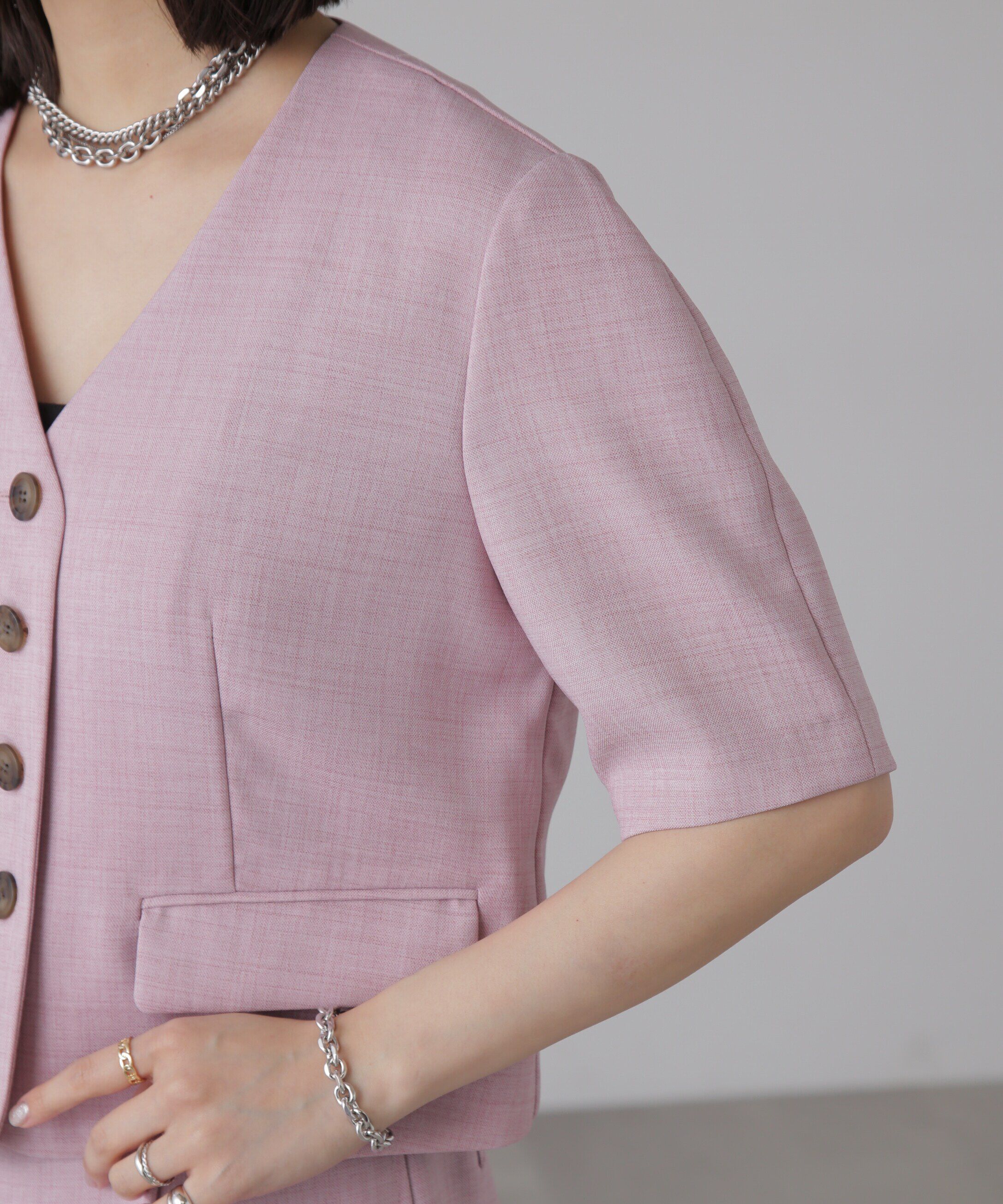  「〈セットアップ対応〉ショート丈ジャケット」|その他|