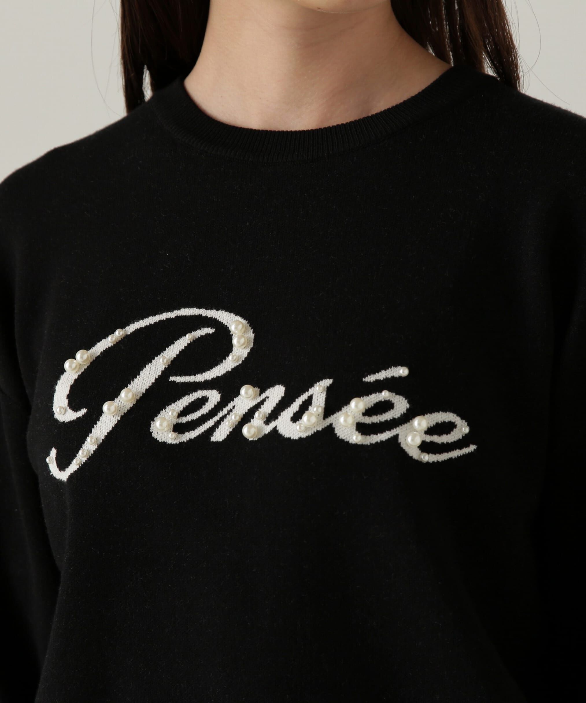 PROPORTION BODY DRESSING「パールロゴニット　WEB限定カラー：ブラウン　24AW」|ニット・セーター|